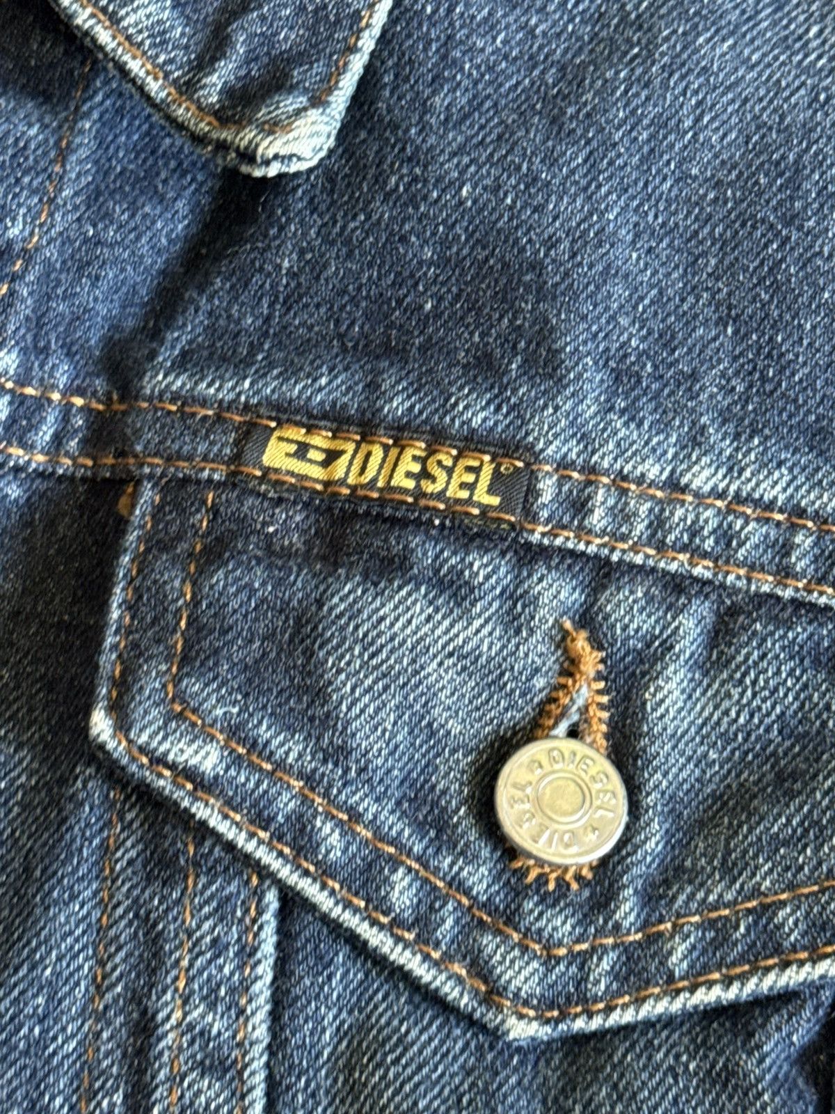 Diesel Diesel L/size retro vintage denim jacket washed Y2K LGB 90s Size L / US 10 / IT 46 - 4 Thumbnail
