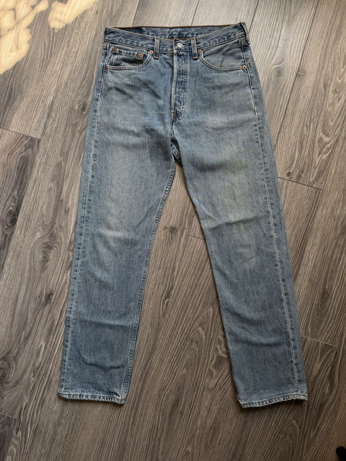 Other Vintage Levi’s 501 made in USA denim jeans Size US 32 / EU 48 - 2 Thumbnail