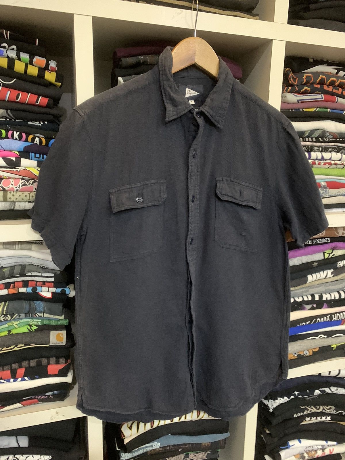 Japanese Brand Pilgrim Button Shirt Size US S / EU 44-46 / 1 - 4 Thumbnail