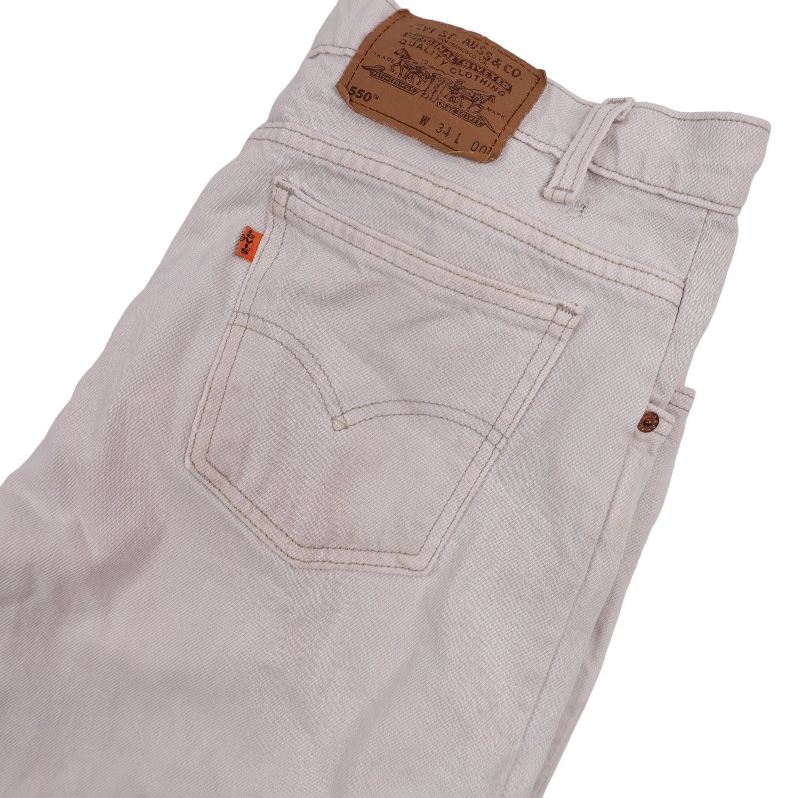 Levi's × Vintage Vintage levis 550 Orange Tab Denim Shorts Size US 34 / EU 50 - 14 Thumbnail