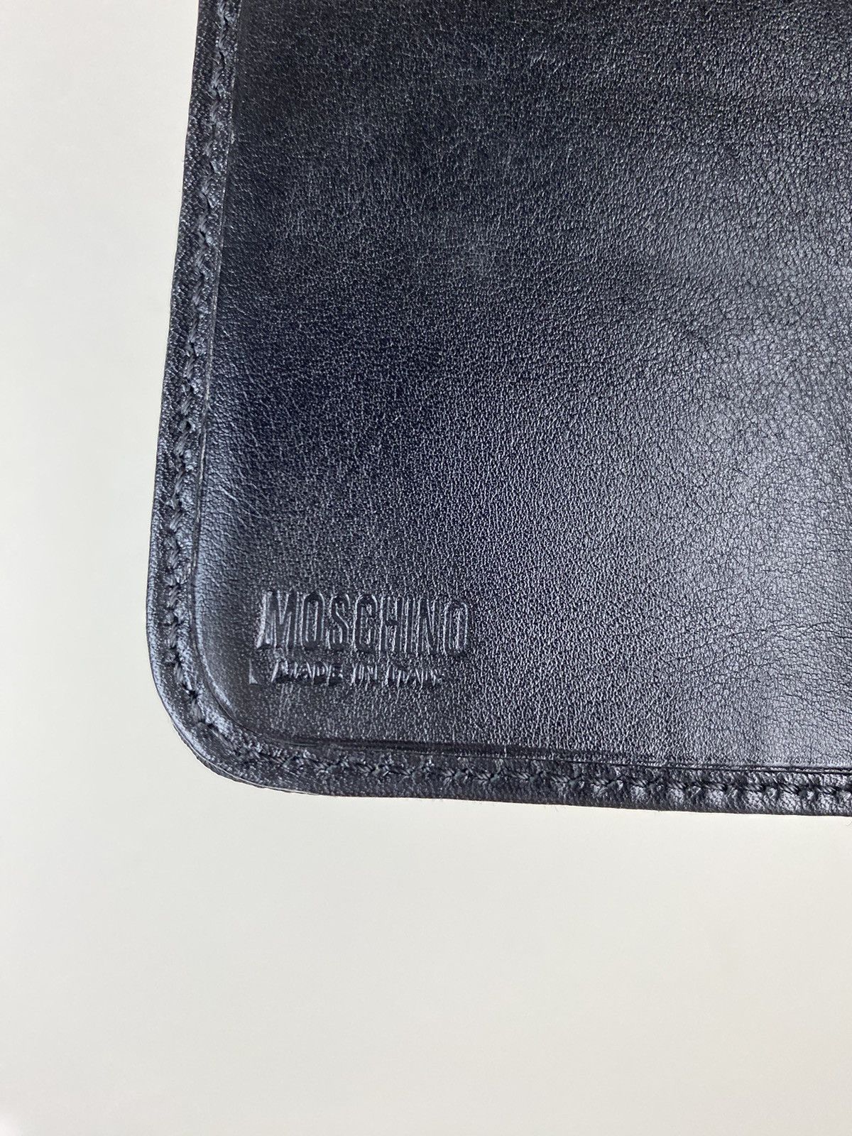Moschino Moschino Monogram Spellout Wallet Made In Italy Size ONE SIZE - 6 Thumbnail