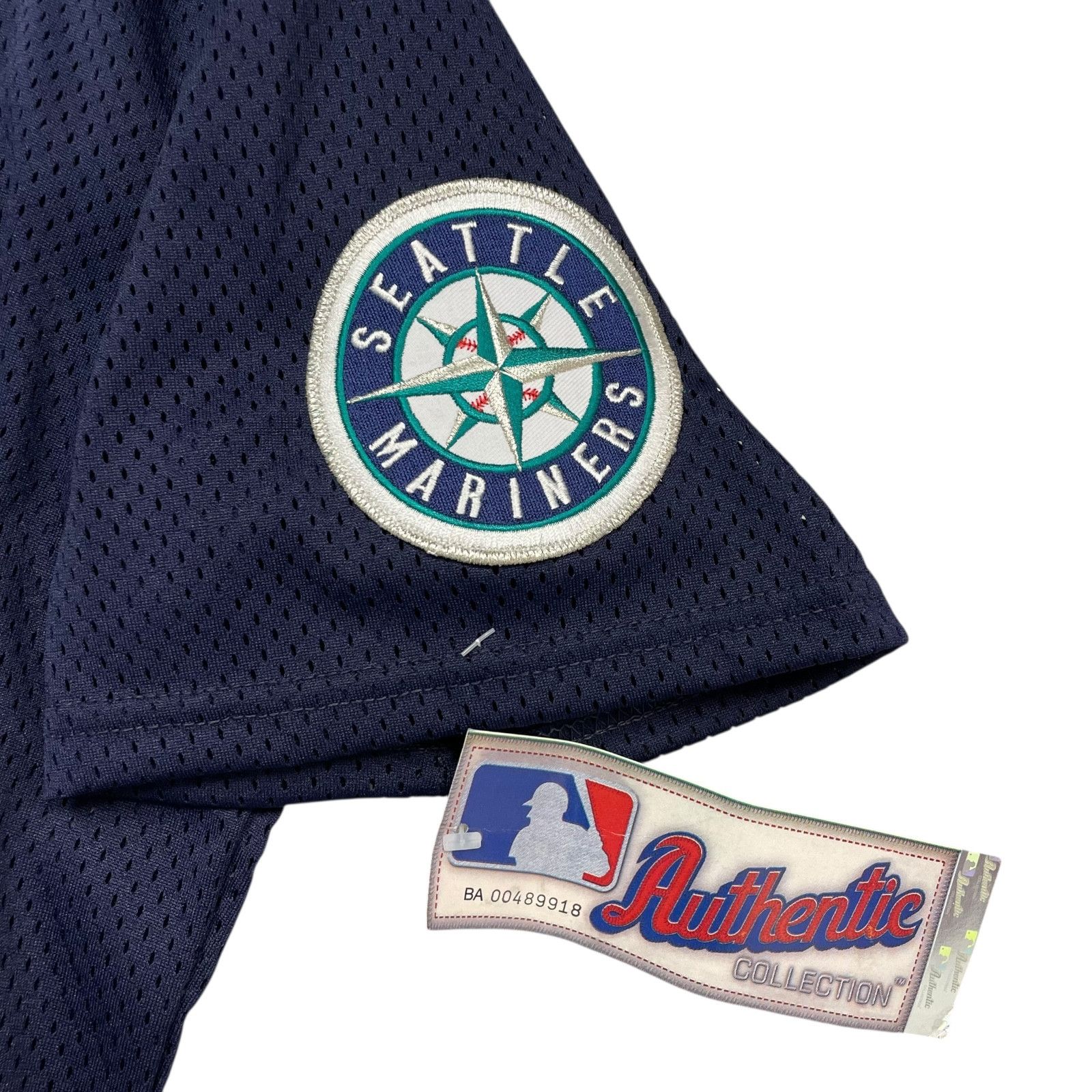 MLB DEADSTOCK VTG 00s SEATTLE MARINERS ICHIRO #51 BATTING ERSEY Size US L / EU 52-54 / 3 - 6 Thumbnail
