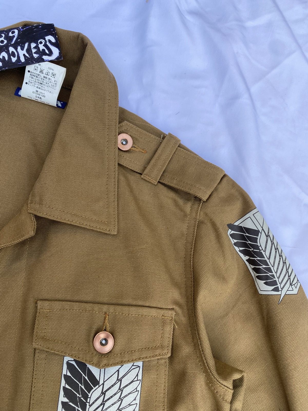 Anime × Japanese Brand Vintage cospa Attack on titan shingeki no kyojin crop jacket Size US S / EU 44-46 / 1 - 7 Thumbnail