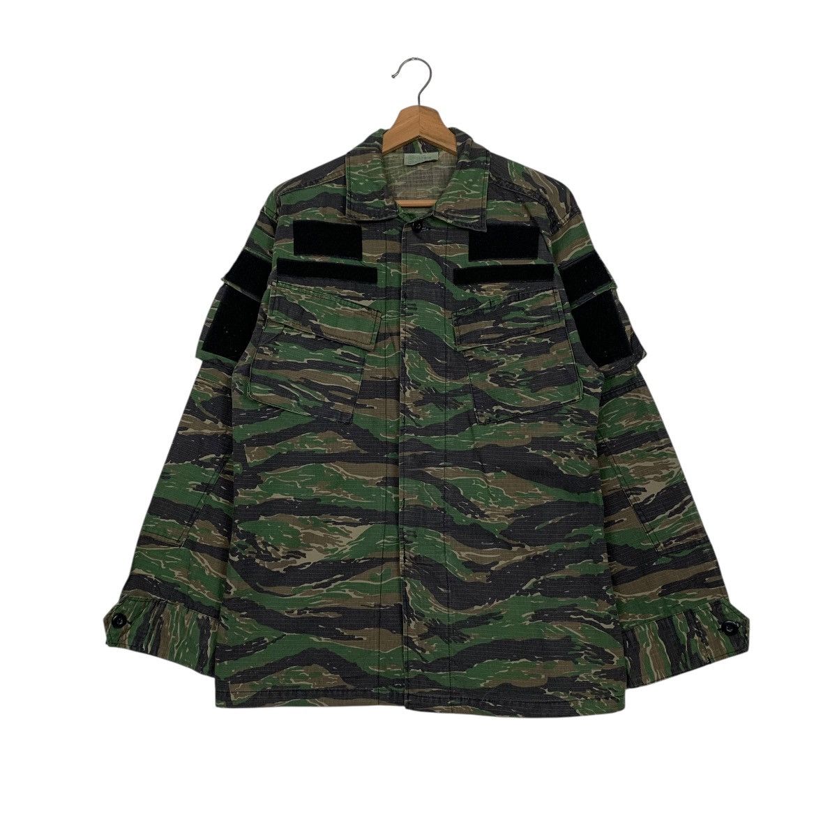 Real Power Camo Military Combat Jacket