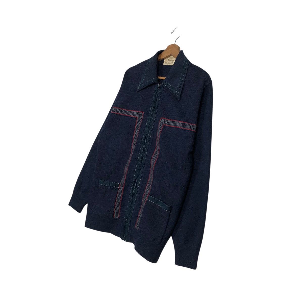 Japanese Brand 📌Vintage Bomber Cardigan Jacket PinnaclAlps Issey Miyake Size US L / EU 52-54 / 3 - 3 Thumbnail