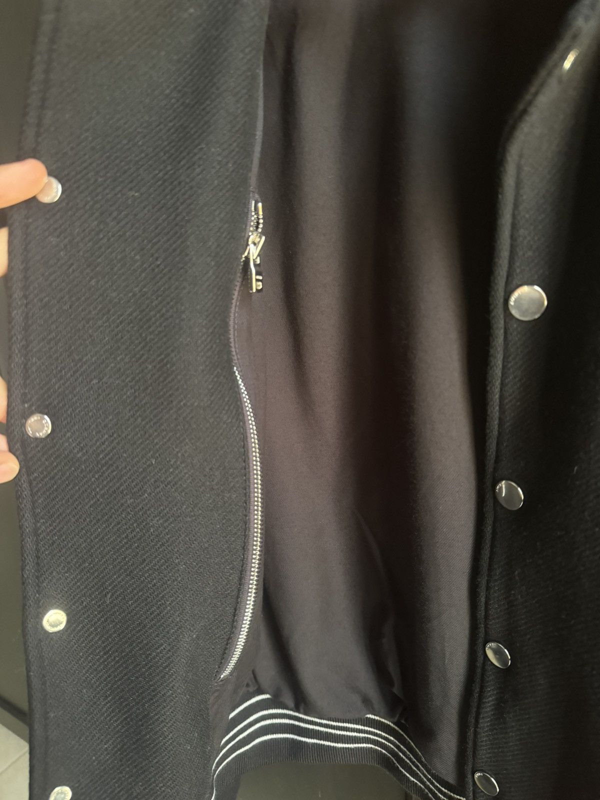 Amiri Amiri bones wool varsity jacket Size US M / EU 48-50 / 2 - 5 Thumbnail
