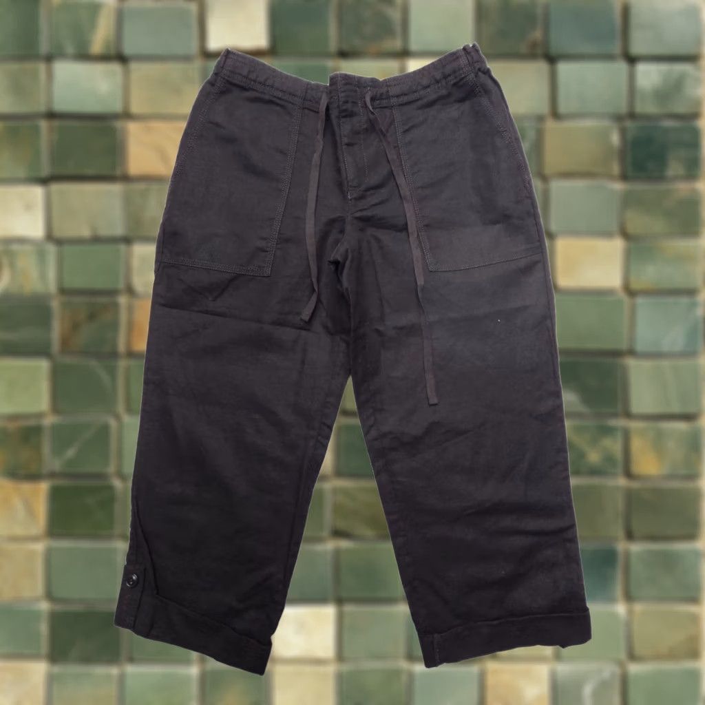 Eddie Bauer Eddie Bauer Linen Blend Crop Pants Womens 8 Brown Relaxed Cropped Casual Travel EUC Size 30" / US 8 / IT 44 - 1 Thumbnail