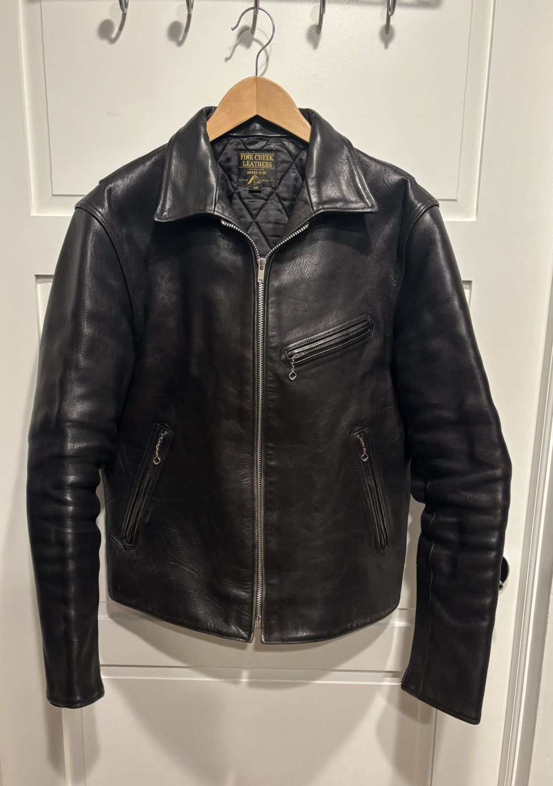Fine Creek Fine Creek Leathers Eric Jacket Shinki Horsehide Size 42 ...