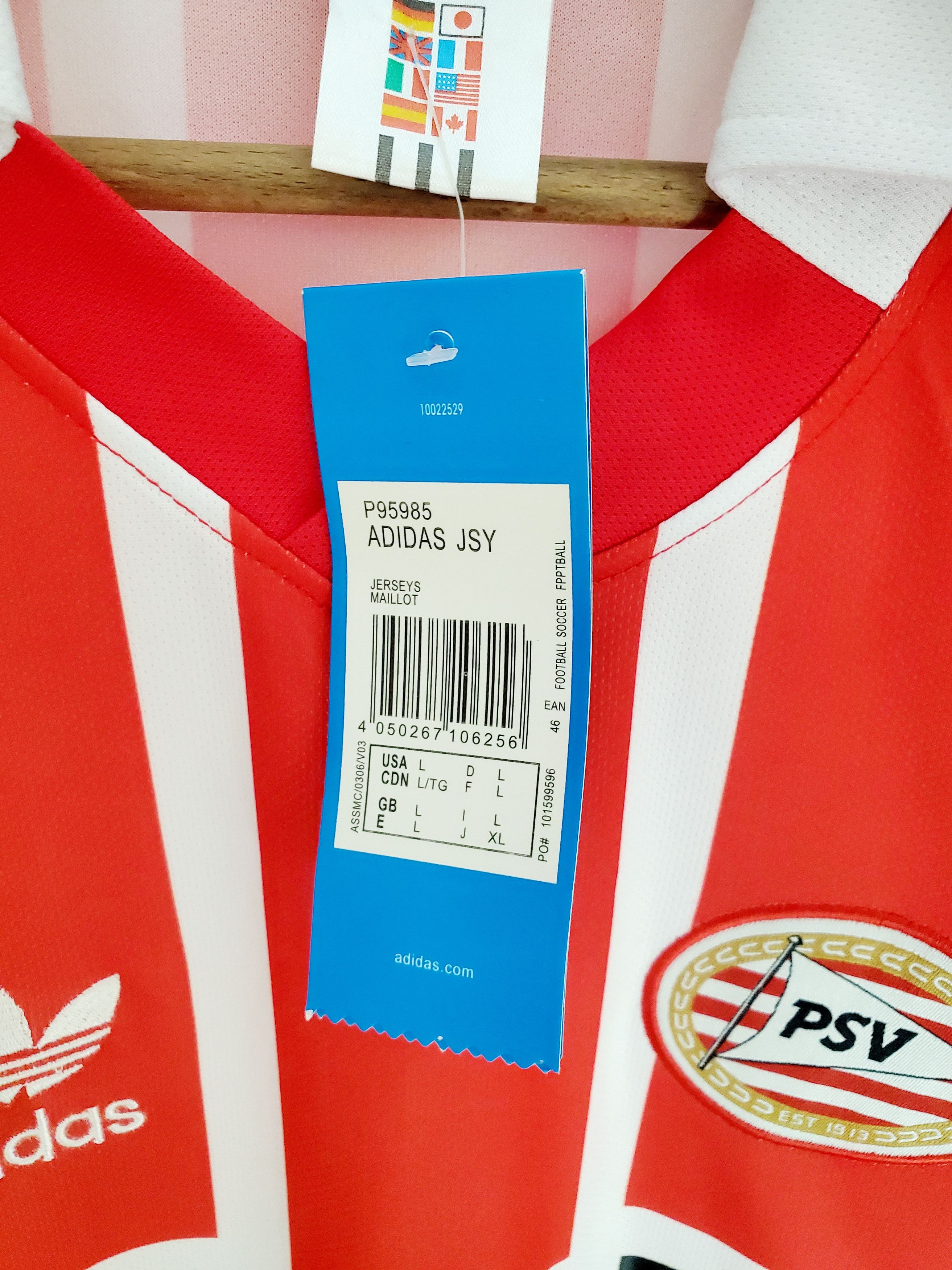 Vintage Vintage 90s PSV EINDHOVEN HOME Jersey #9 Ronaldo L Size US L / EU 52-54 / 3 - 4 Thumbnail