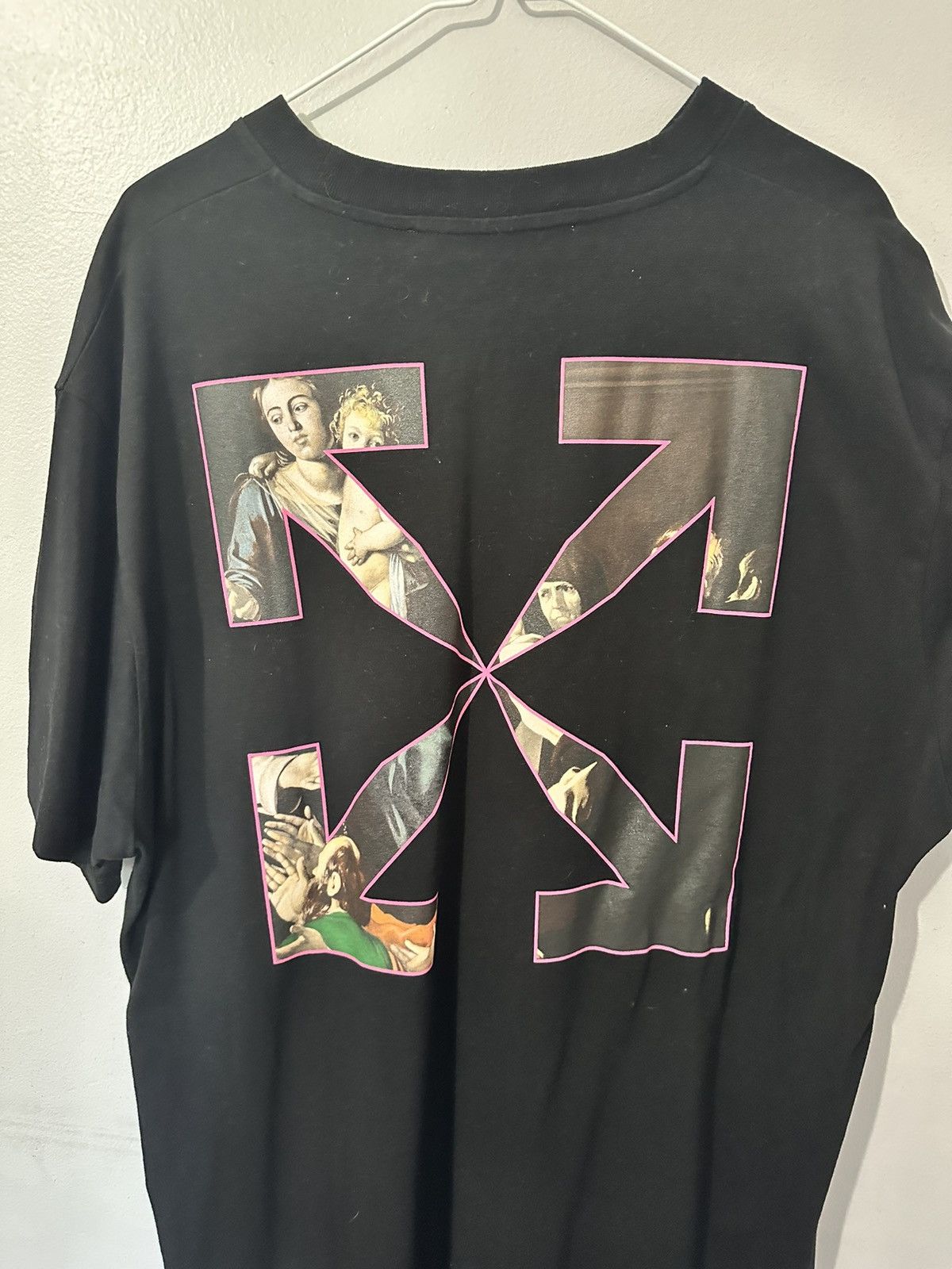 Off-White × Virgil Abloh OFF-WHITE Slim Fit Caravaggio Painting T-shirt Size US M / EU 48-50 / 2 - 2 Thumbnail