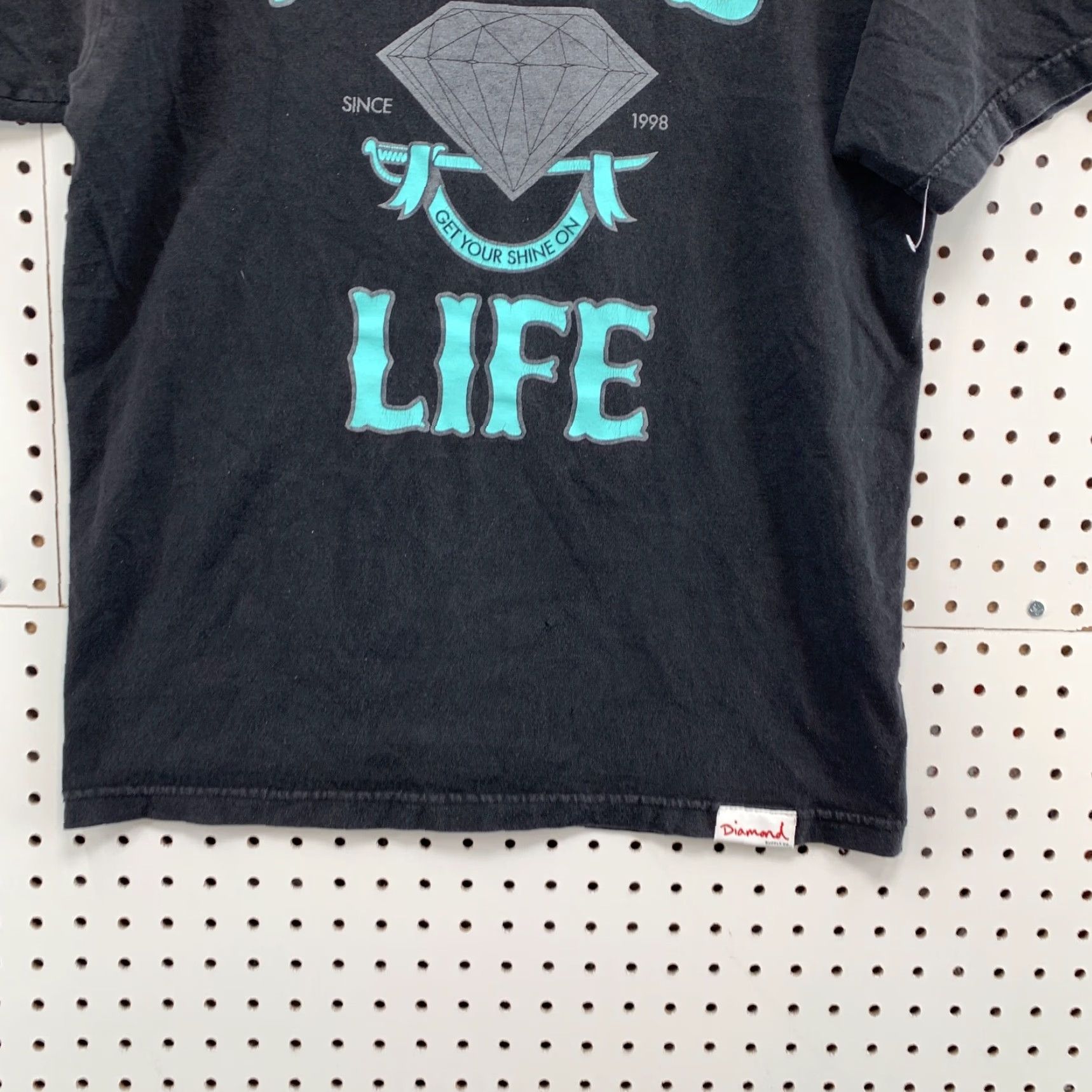Diamond Supply Co. Diamond Supply Life Shirt Men Medium Black Short Sleeve Skateboard Size US M / EU 48-50 / 2 - 6 Thumbnail