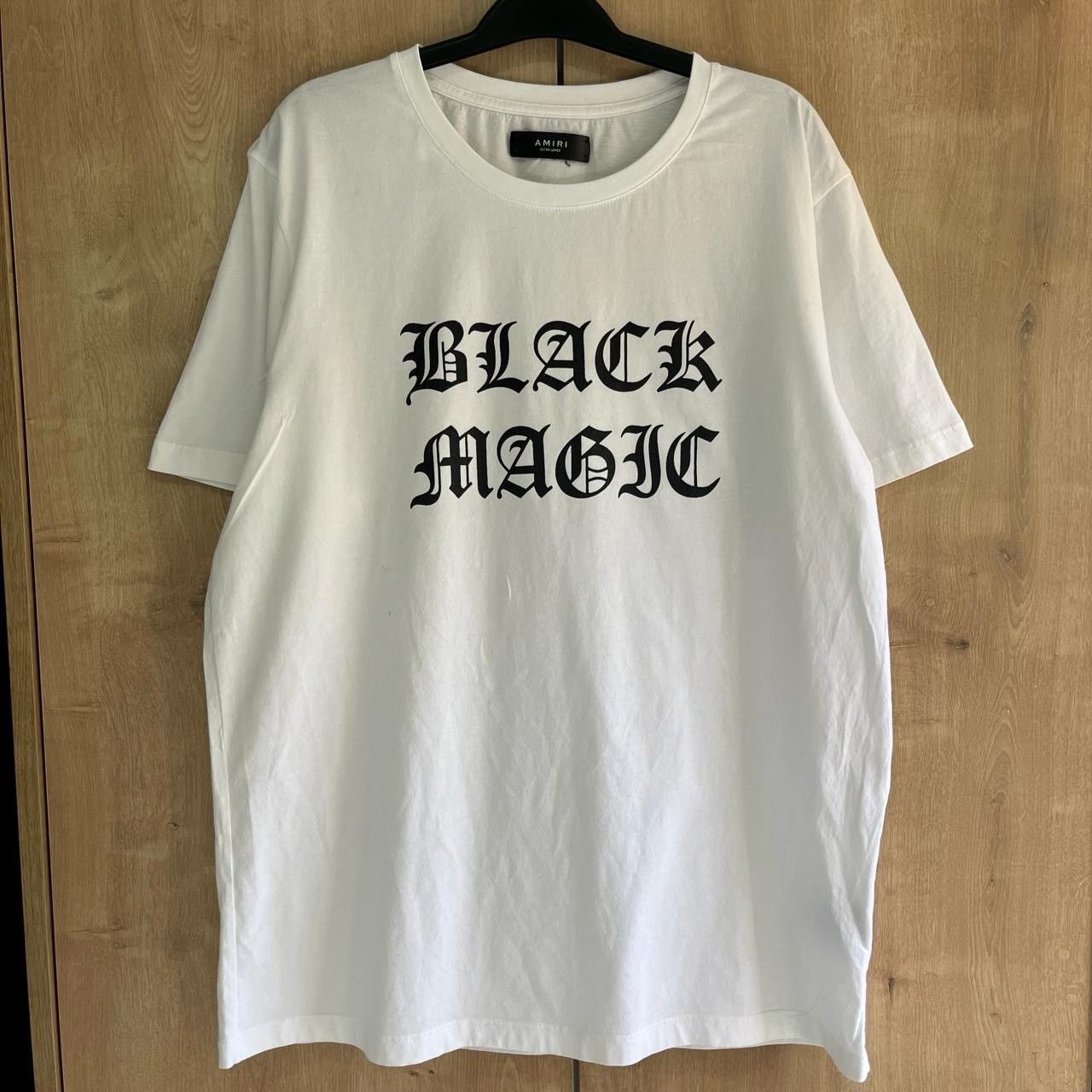 image of Amiri Black Magic Tee in White, Men's (Size XL)
