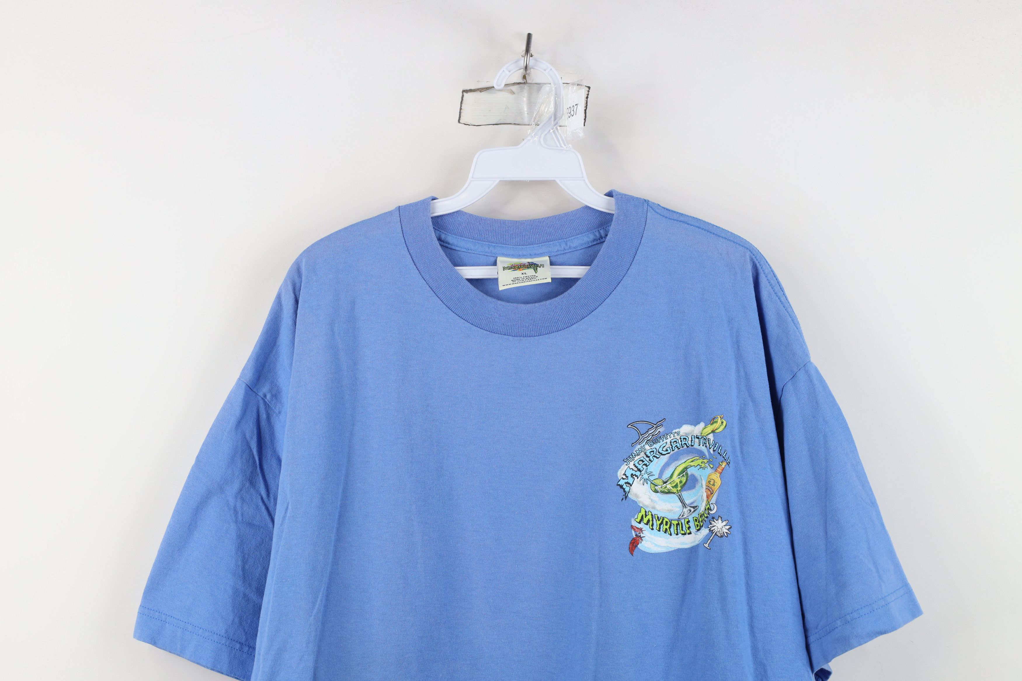Vintage Vintage Y2K 2001 Margaritaville Jimmy Buffett Beach T-Shirt Size US XL / EU 56 / 4 - 2 Thumbnail