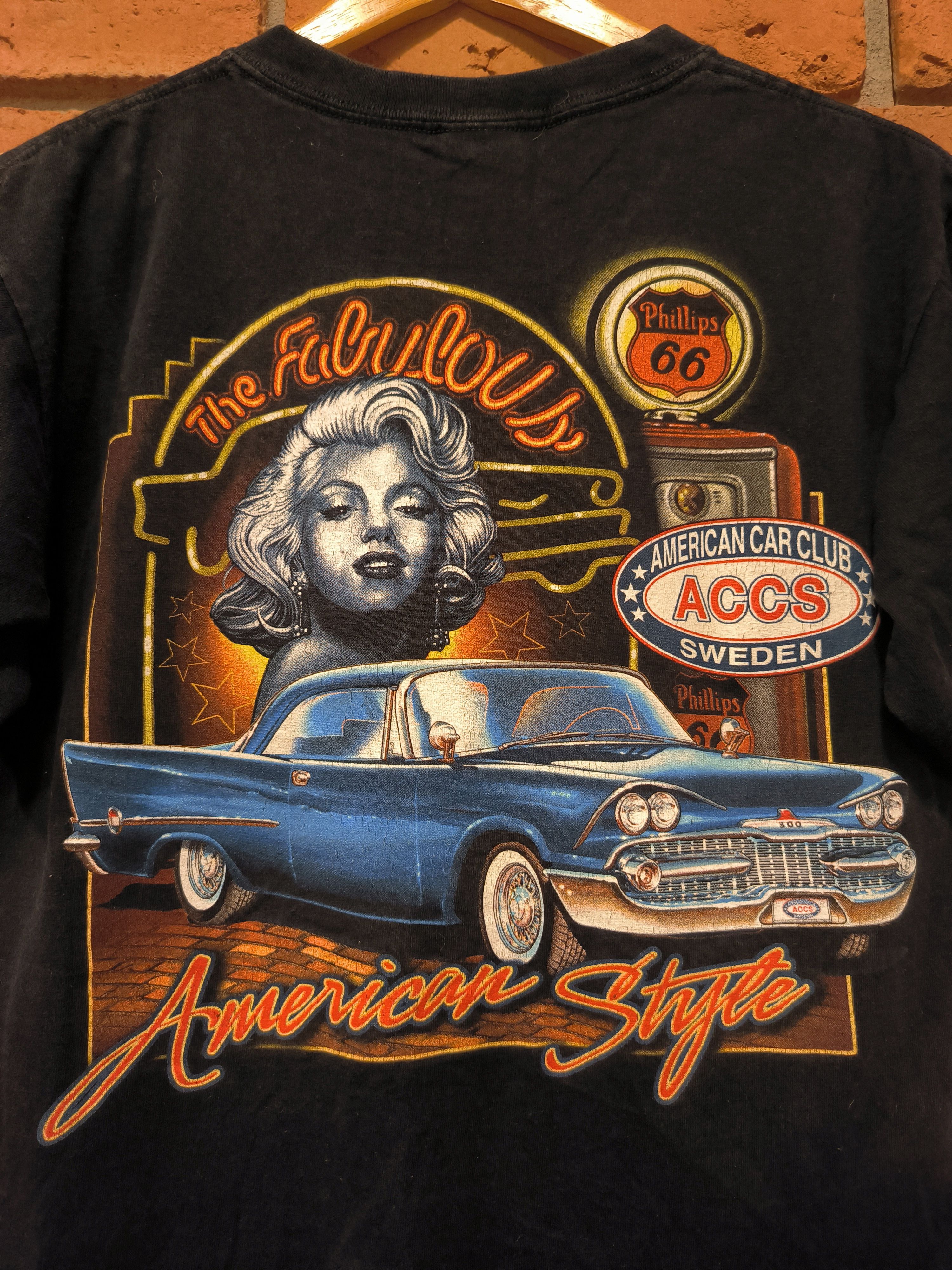 Anvil × Vintage American Style Car Club Sweden ACCS T-Shirt Vintage Print Size US M / EU 48-50 / 2 - 3 Thumbnail