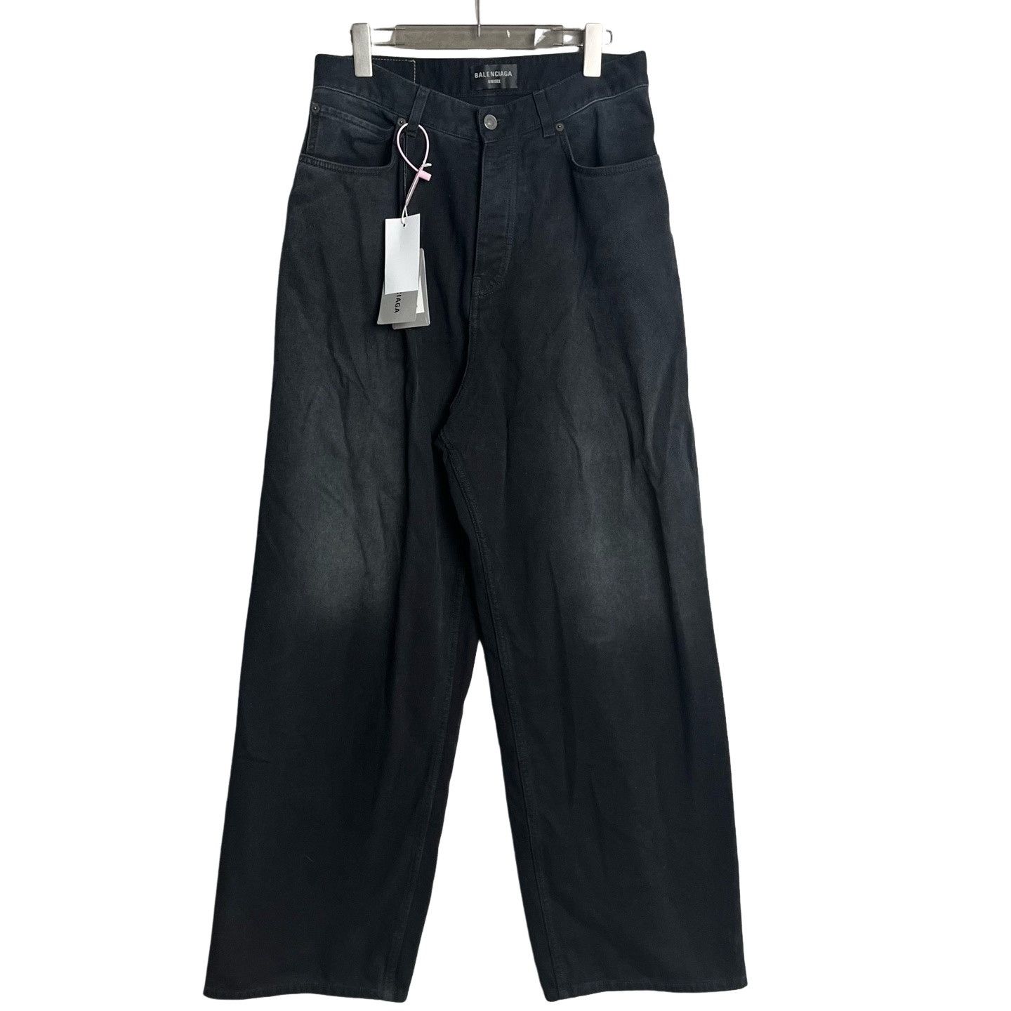 Balenciaga Balenciaga Faded Black Denim Jeans XS Size US 28 / EU 44 - 1 Thumbnail