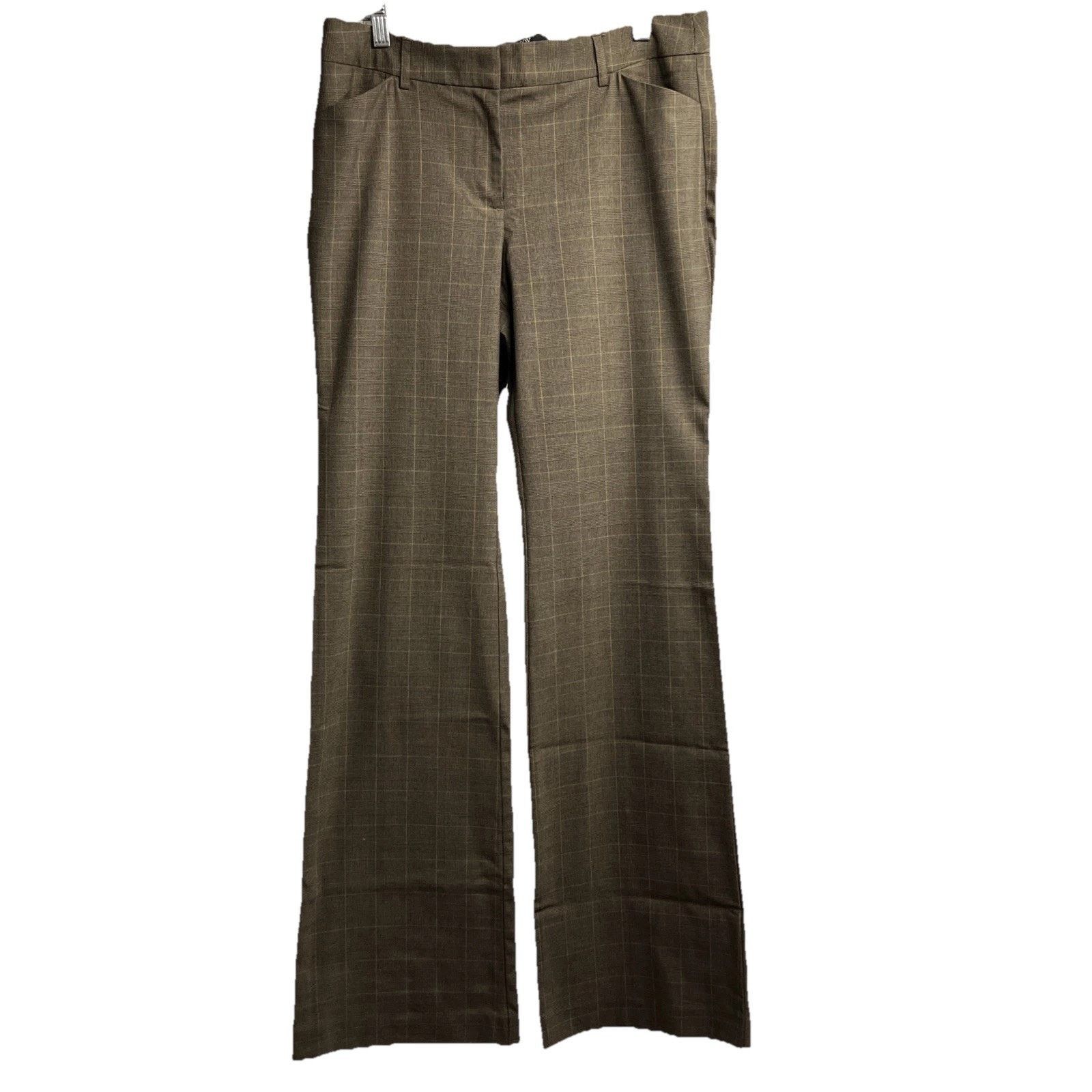 Victoria's Secret Vintage Body By Victoria Christie Fit Plaid Flare Pants 10 Size 32" / US 10 / IT 46 - 1 Thumbnail