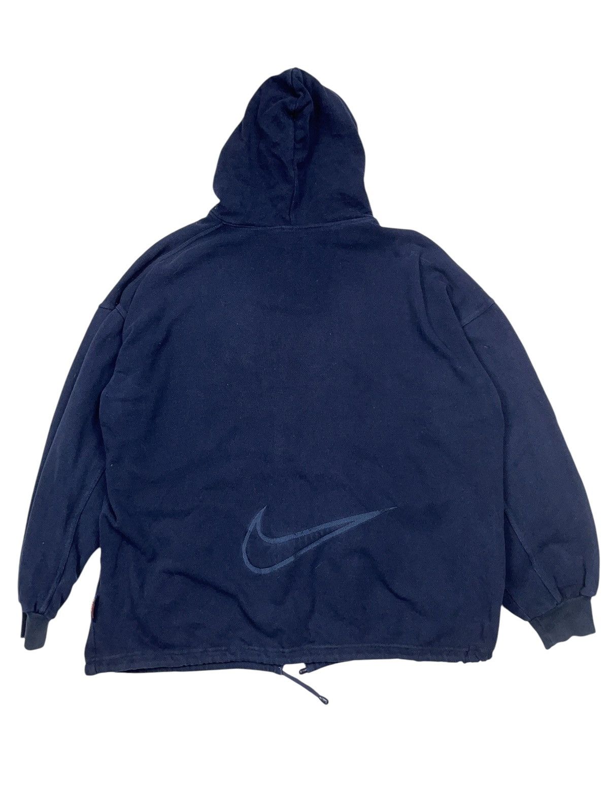 Nike × Vintage Vintage 90s Nike Bootleg 4 Swooshes Cotton Jacket Y2K Size US L / EU 52-54 / 3 - 2 Thumbnail