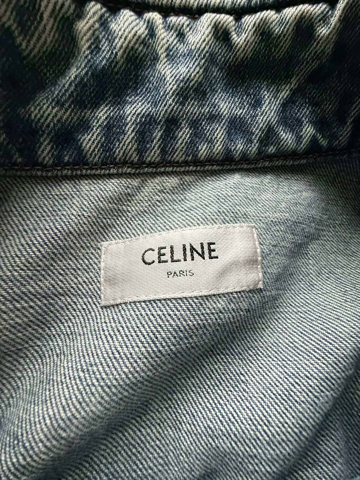 Celine Celine SS22 sequin so happy zip denim jacket vest Hedi rare Size US XL / EU 56 / 4 - 21 Thumbnail