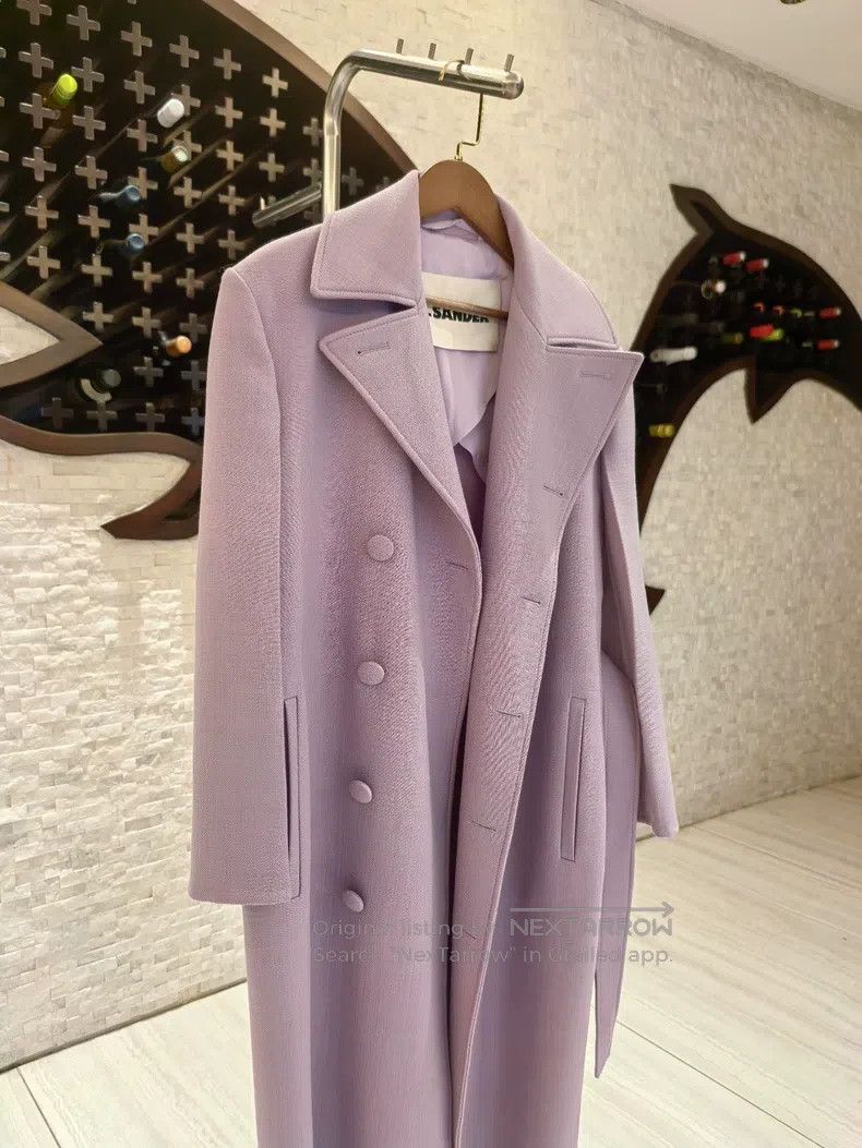 Jil Sander Jil Sander Lavender Purple Coat Size S / US 4 / IT 40 - 8 Thumbnail