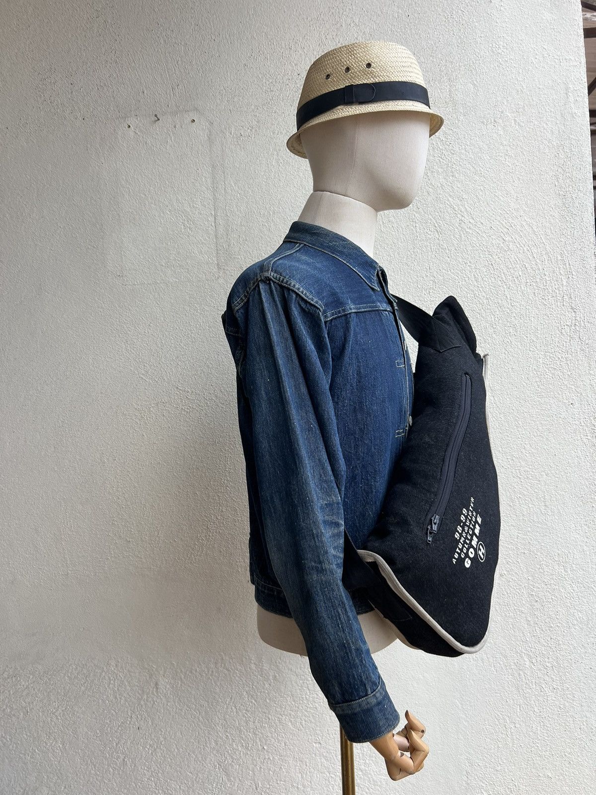 gomme Vintage AW 98-99 Gomme Homme Wool Unique Shape Bag Size ONE SIZE - 5 Thumbnail