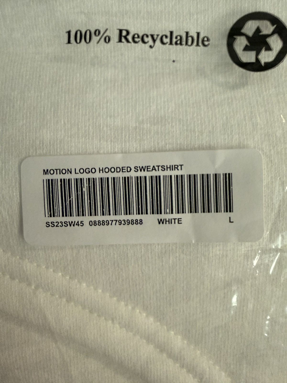 Supreme Supreme Motion Logo Hoodie White Size US L / EU 52-54 / 3 - 5 Thumbnail