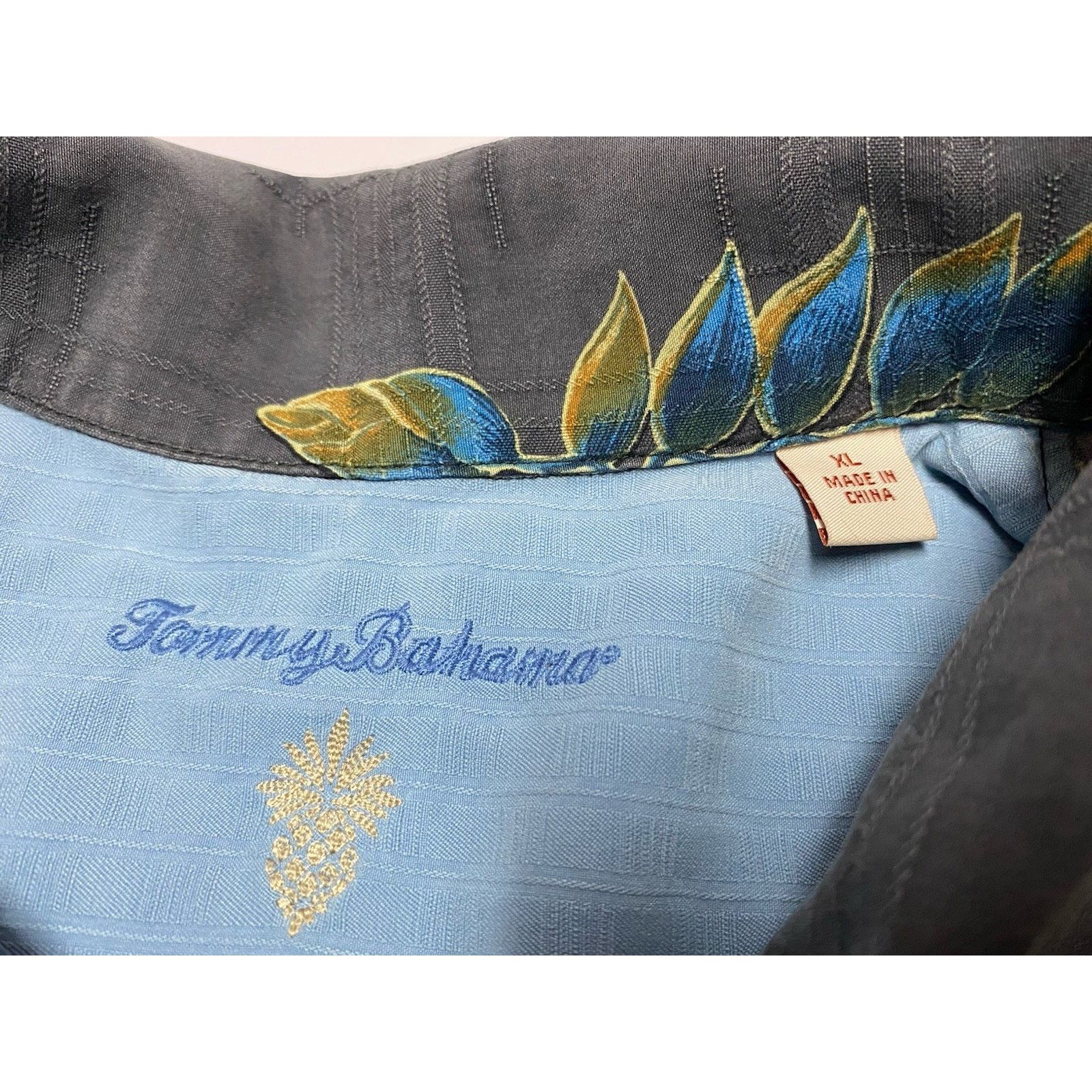Tommy Bahama Tommy Bahama Size XL 100% Silk Aloha Leaves Flowers Size US XL / EU 56 / 4 - 4 Thumbnail