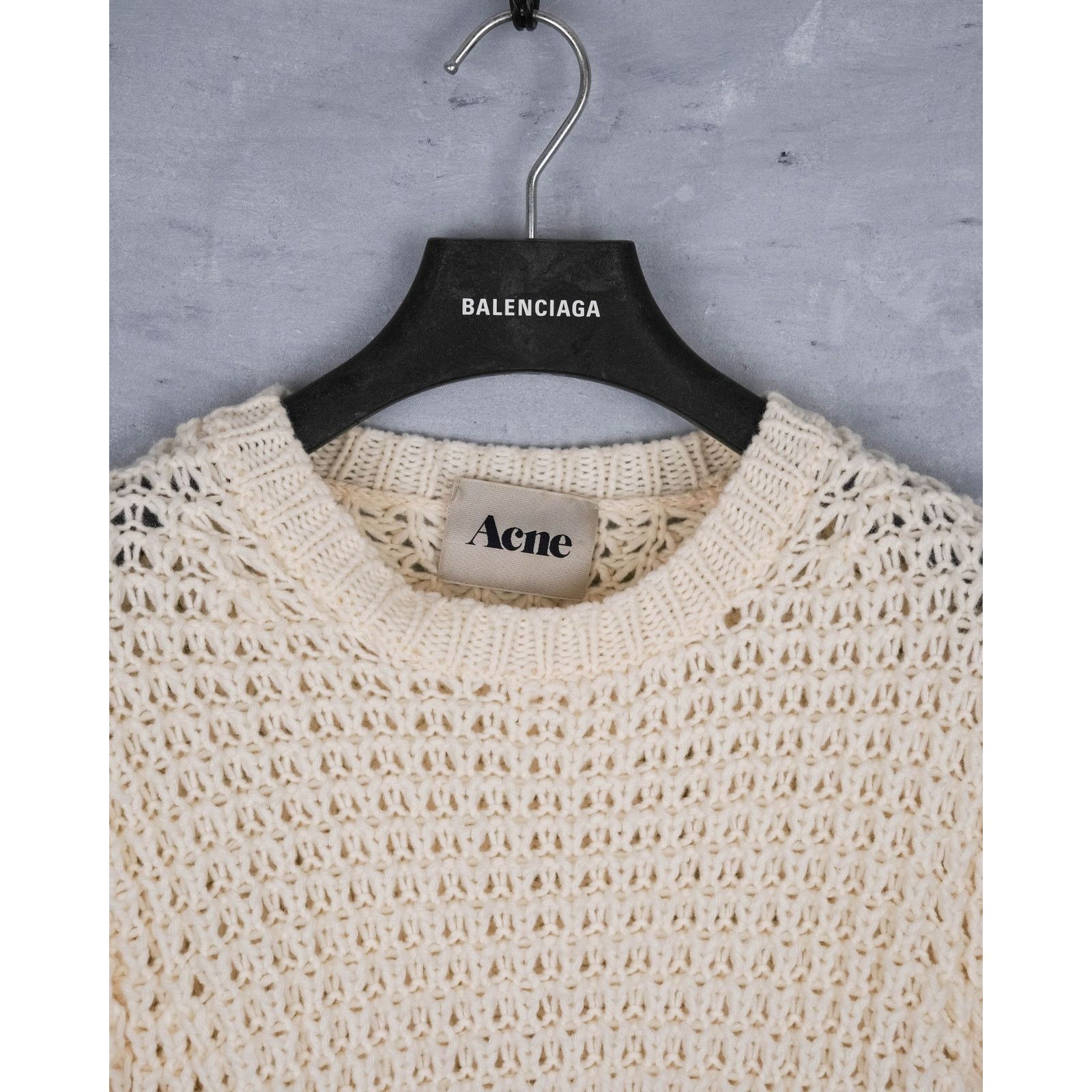 Acne Studios Acne studios cream wool blend knit lightweight cozy sweater Size XS / US 0-2 / IT 36-38 - 3 Thumbnail