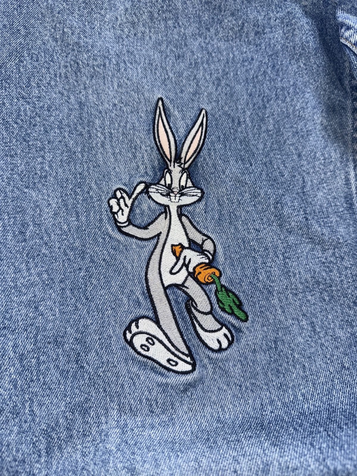 Warner Bros Blue jeans basic baggy fit warner bros 1994 looney tunes Size 28" / US 6 / IT 42 - 3 Thumbnail
