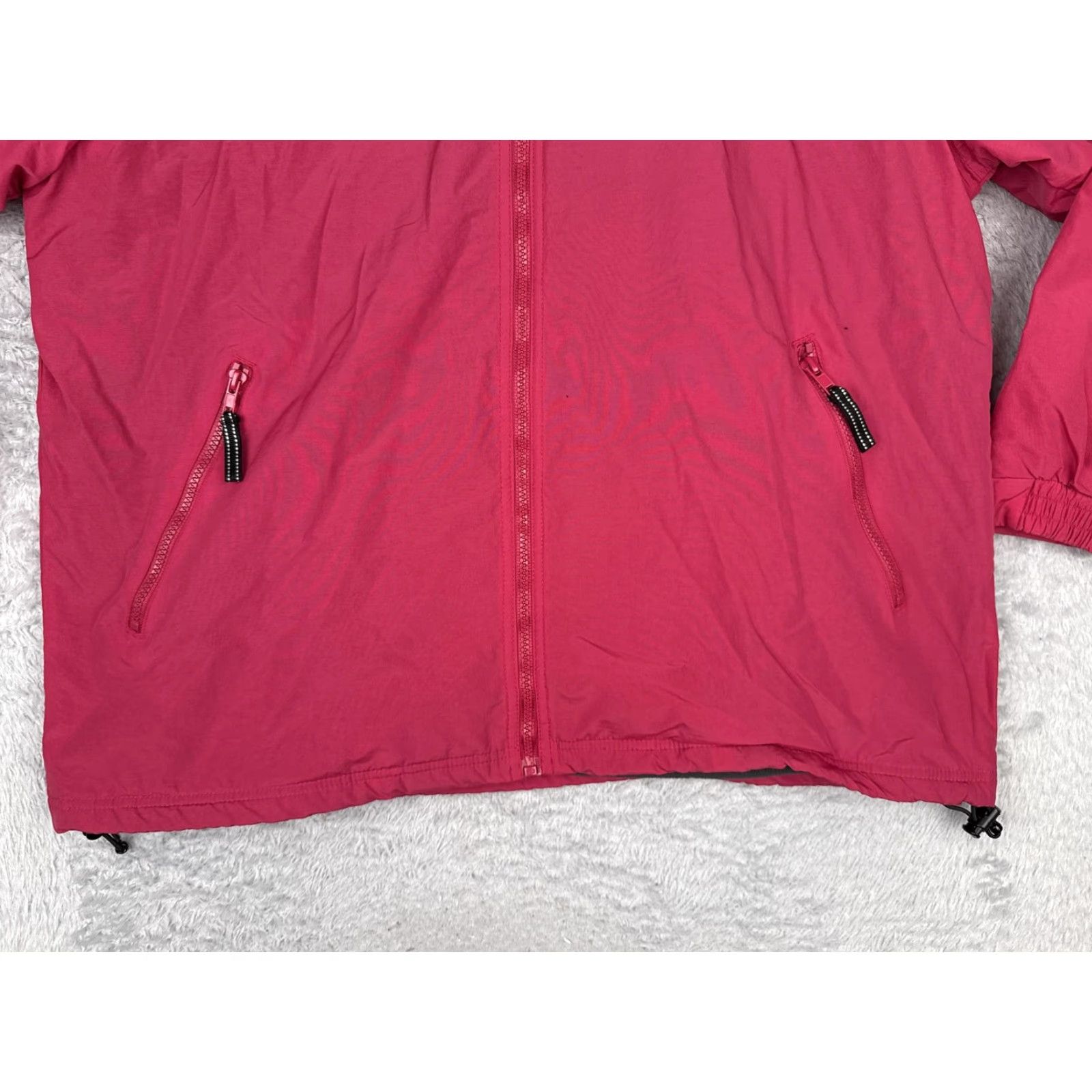 Vintage Cabela's Jacket Mens XL Pink Windbreaker Full Zip Fleece Lined Nylon Pockets Hiking Outdoor Size US XL / EU 56 / 4 - 7 Thumbnail