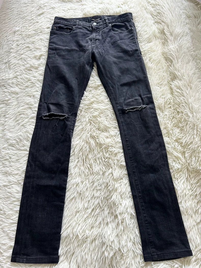Saint Laurent Paris Saint Laurent Paris Knife black jeans Size 30" / US 8 / IT 44 - 1 Thumbnail