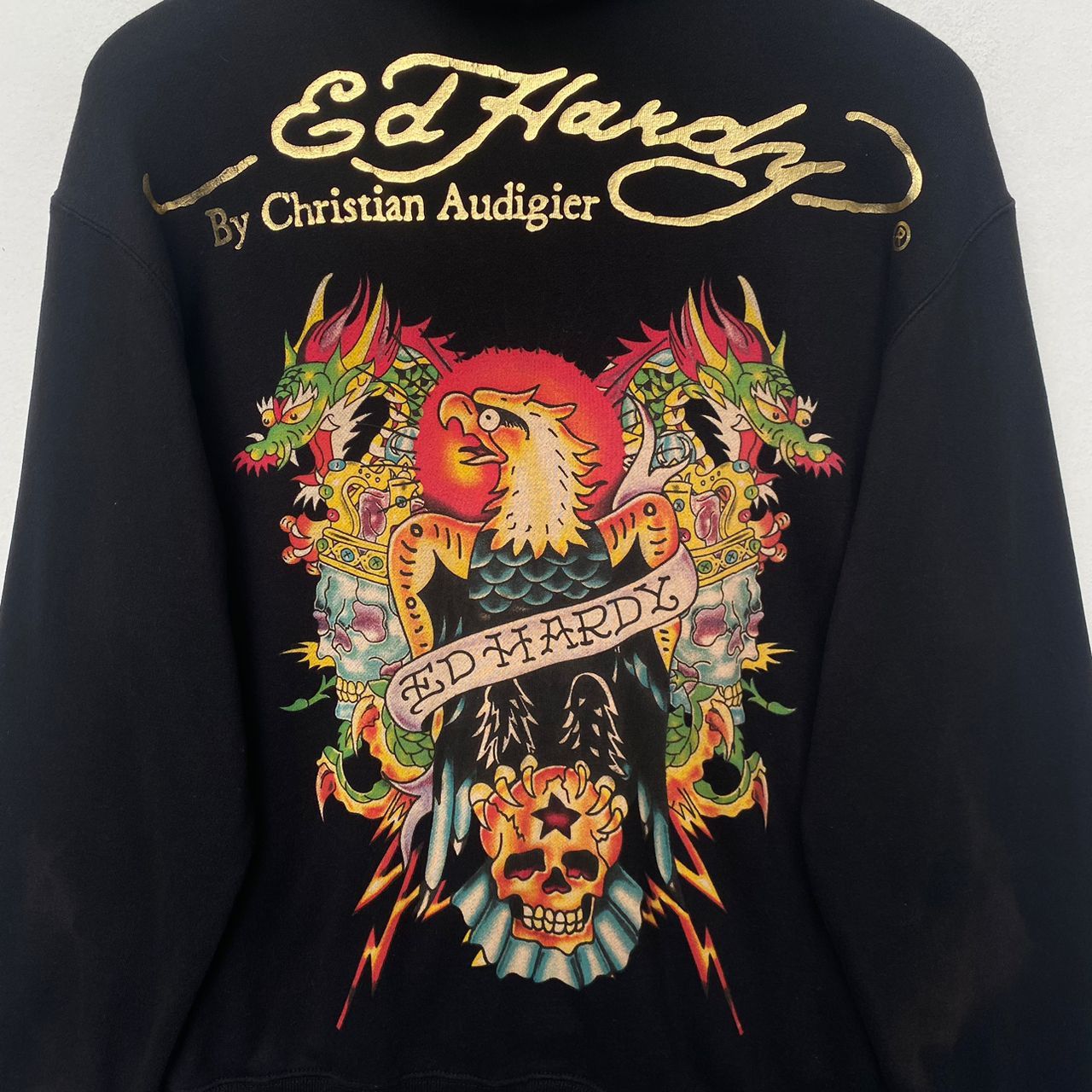 Christian Audigier × Ed Hardy ED HARDY HOODIE MEDIUM LARGE ZIPPER Size US M / EU 48-50 / 2 - 7 Thumbnail