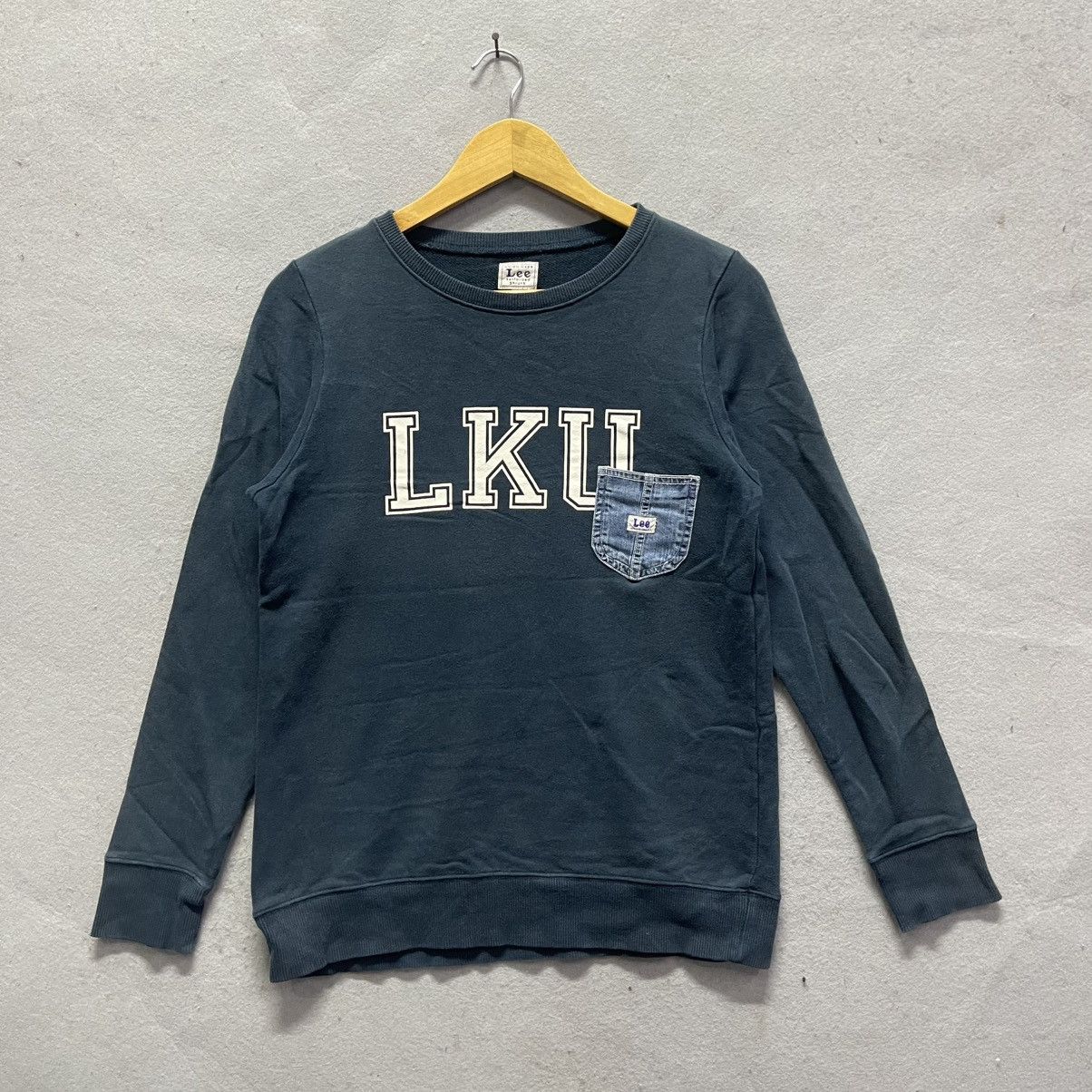 Lee Vintage 1990s Lee LKU Pocket Crewneck Sweatshirt Size US M / EU 48-50 / 2 - 1 Thumbnail
