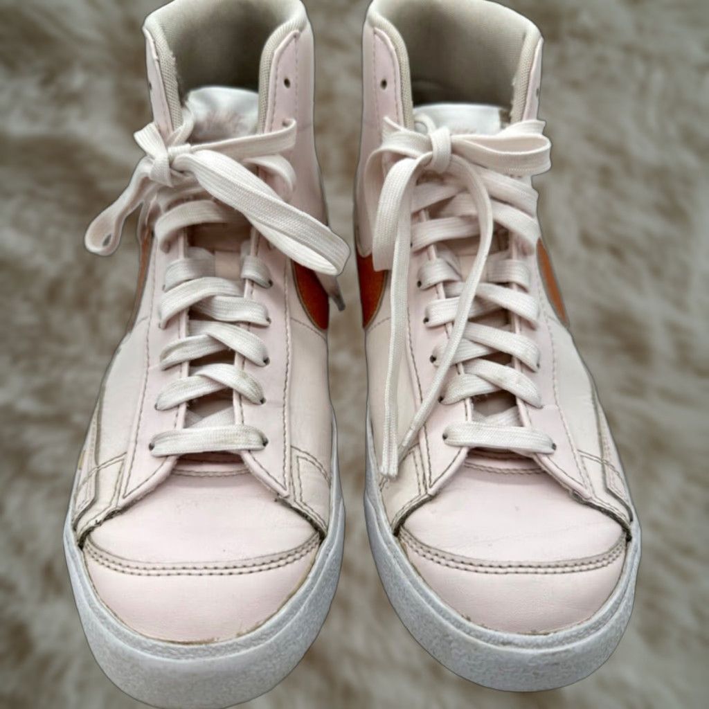 Nike Nike Womens Blazer Sneaker Pink Size 10 DQ7574-600 Copper Swoosh Shoes Size L / US 10 / IT 46 - 1 Thumbnail