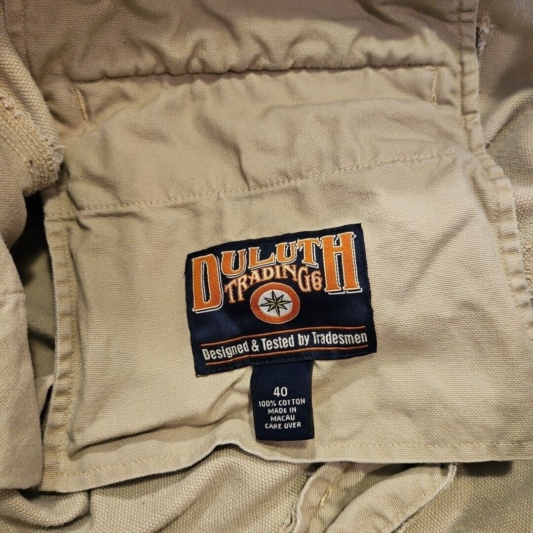 Duluth Trading Company Duluth Trading Cargo Shorts Mens Sz 40 Tan Heavyweight Fireh Size US 40 / EU 56 - 6 Thumbnail