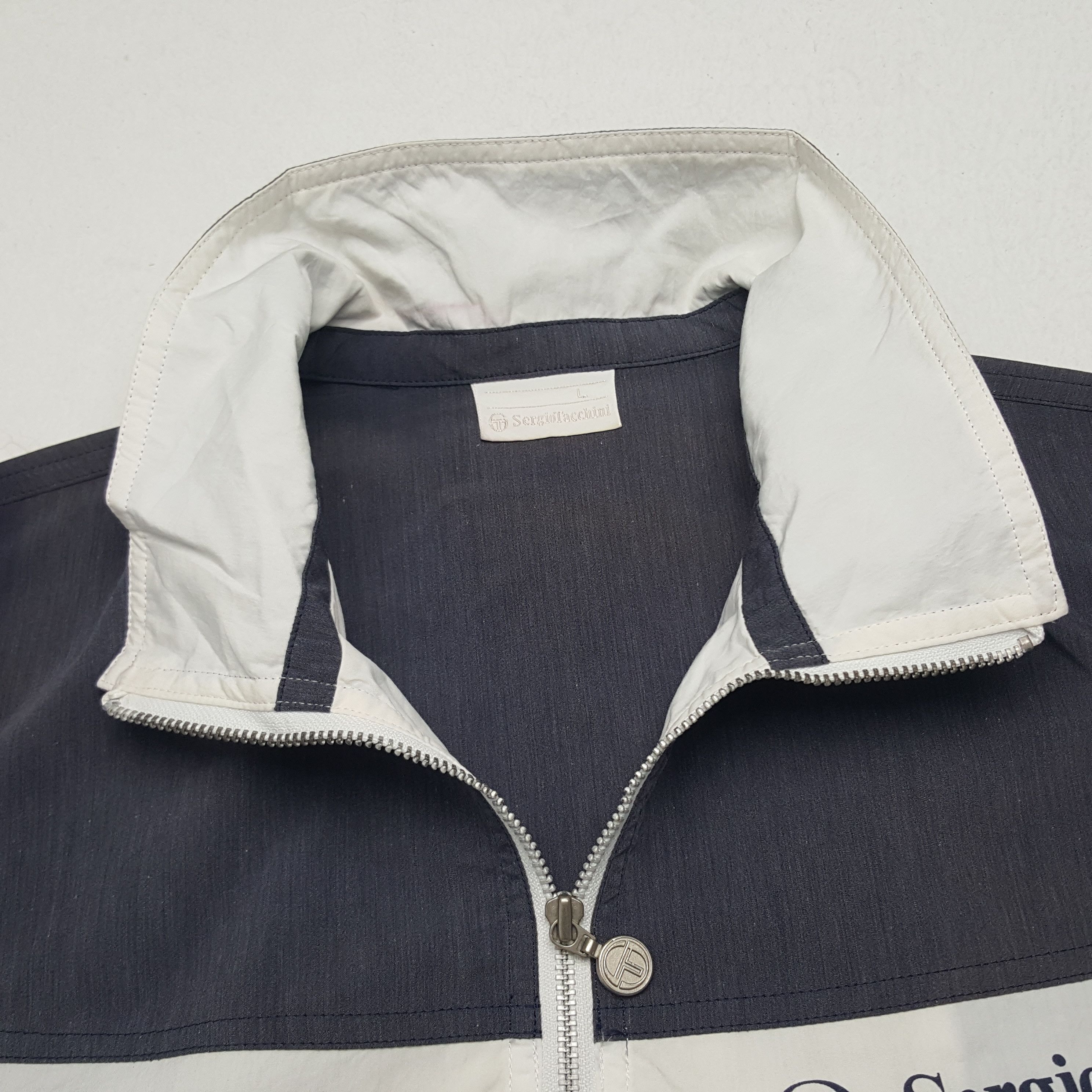 Sergio Tacchini × Vintage Vintage Sergio Tacchini Sport Style Windbreaker Jacket Size US M / EU 48-50 / 2 - 4 Thumbnail