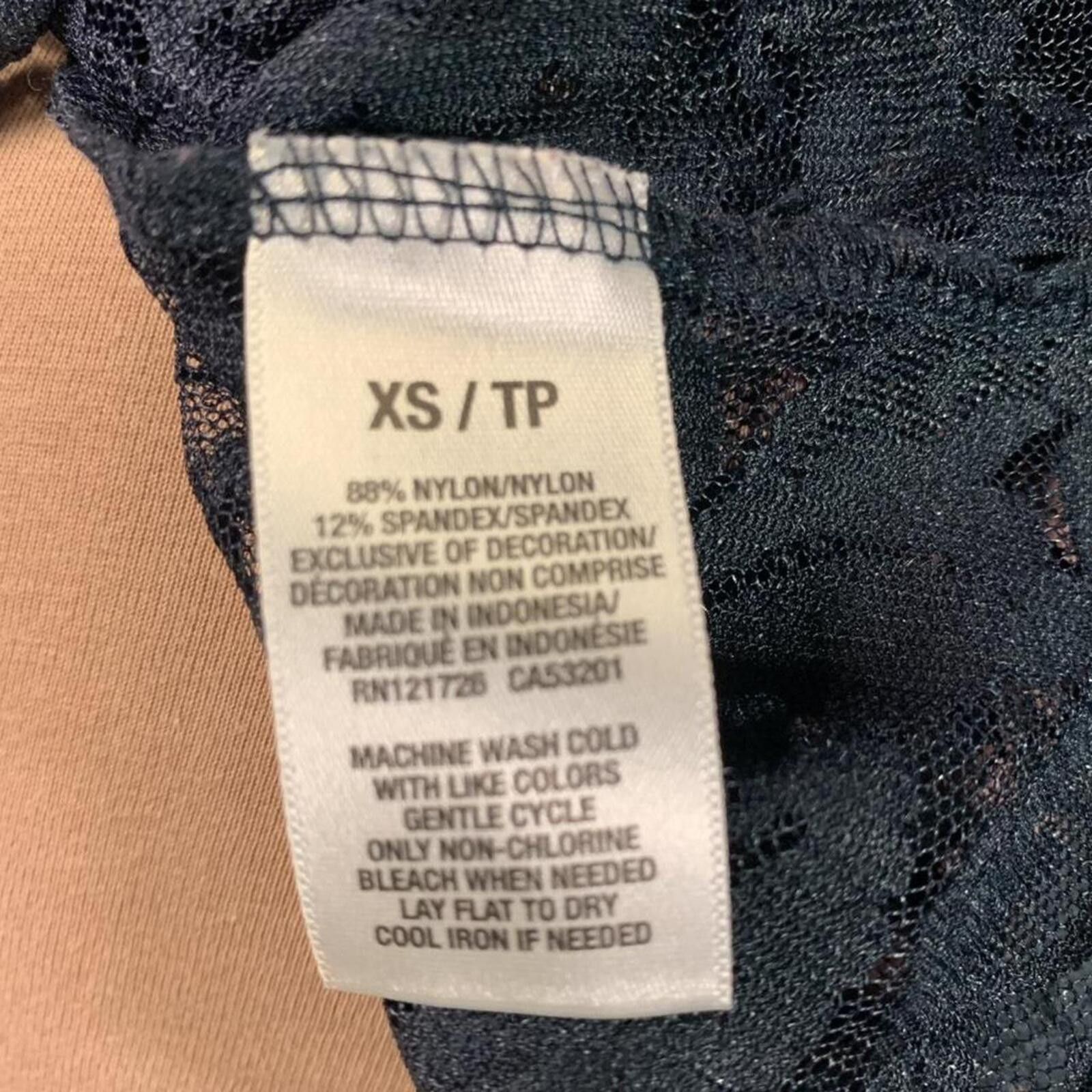 Aeropostale Babydoll navy lace whimsigoth coquette layering tank top! Size XS / US 0-2 / IT 36-38 - 5 Thumbnail