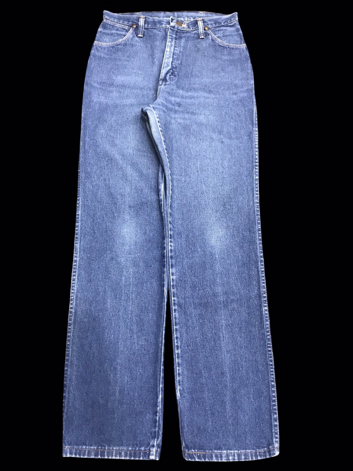 Vintage × Wrangler 💥VINTAGE 70s💥Wrangler 13MWZR Blue Denim F150 Size US 28 / EU 44 - 1 Thumbnail