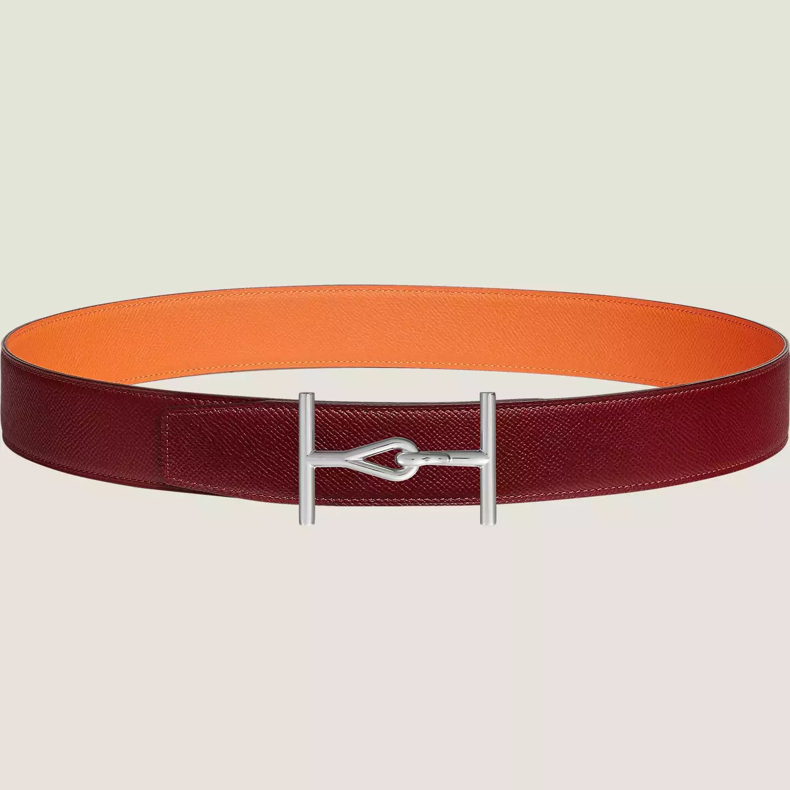 Hermes HERMES BELT LEATHER H LOGO REVESIBLE H075406CARO090 Grailed