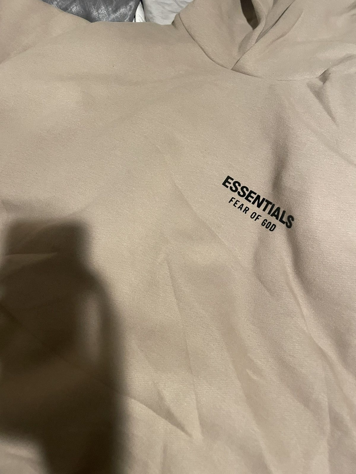 Essentials x fog hoodie ( dessert sand color )