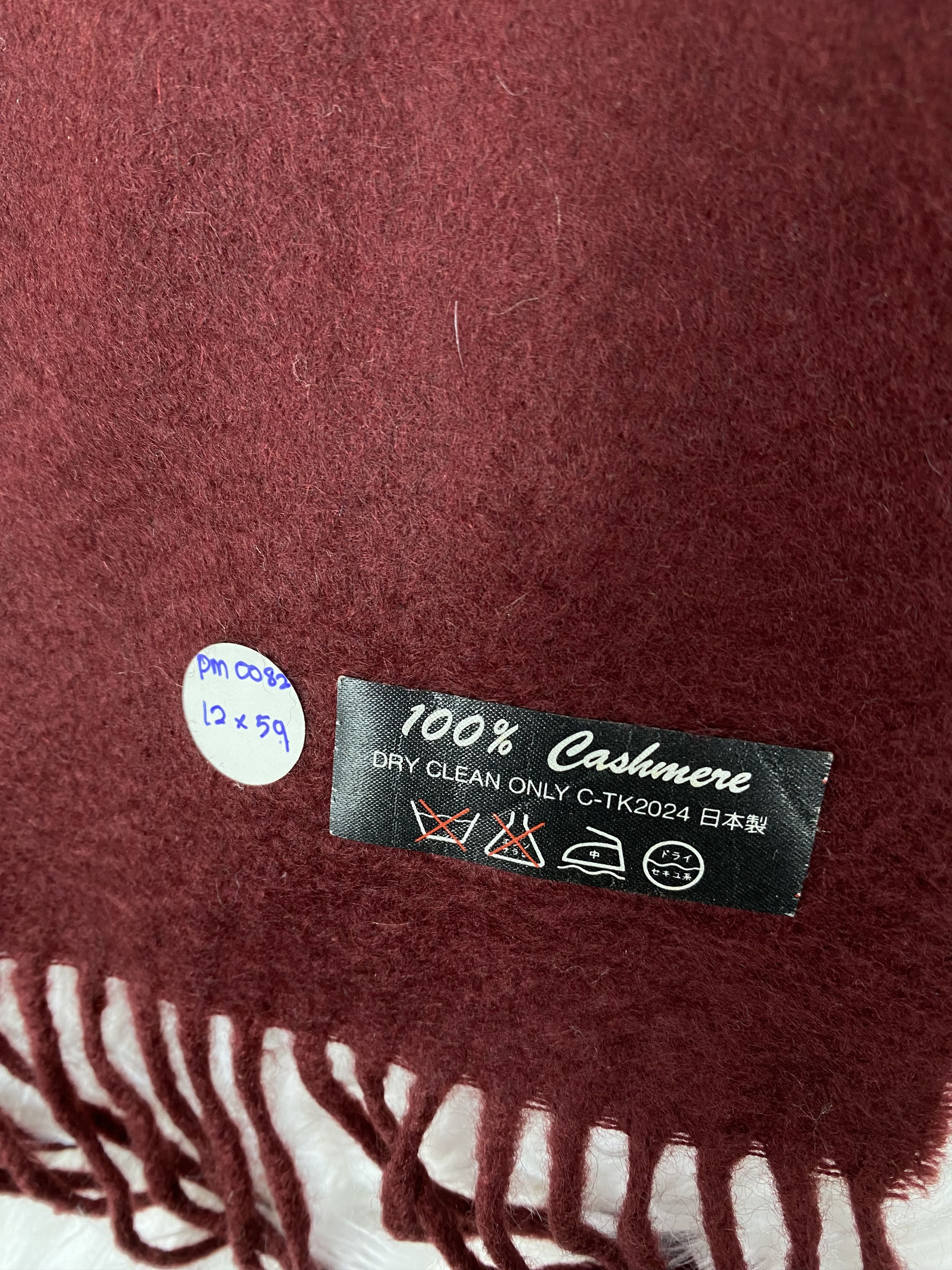 Lanvin Vintage Lanvin Cashmere Scarf / Muffler Neckwear PM0082 Size ONE SIZE - 2 Thumbnail