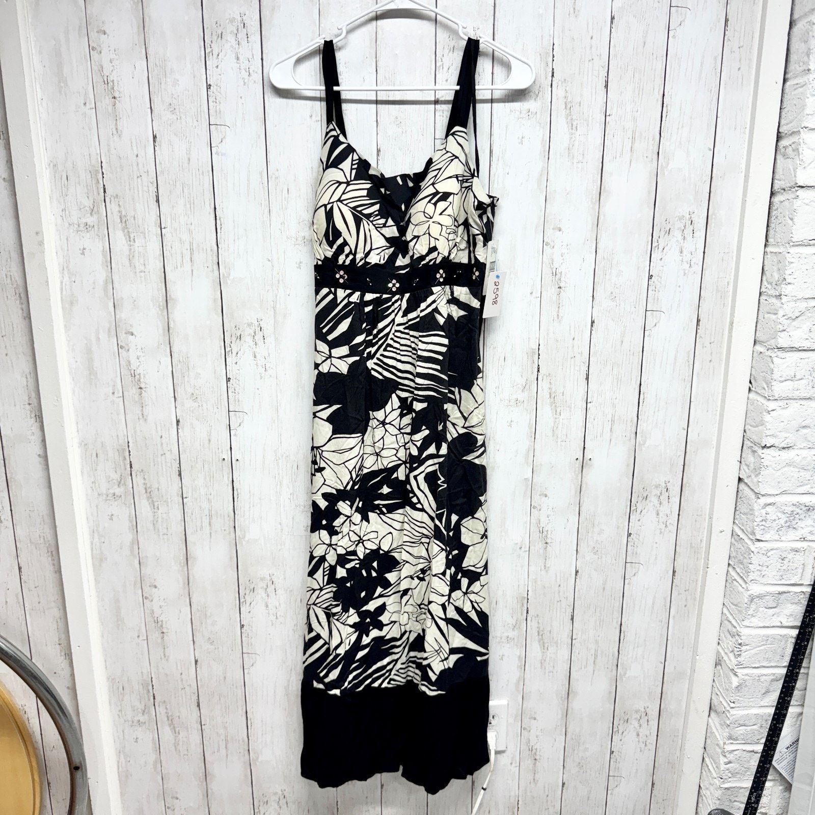 Other New Direction Dress Sz 12P Floral V-Neck Sleeveless Midi Y2K Size XL / US 12-14 / IT 48-50 - 2 Thumbnail