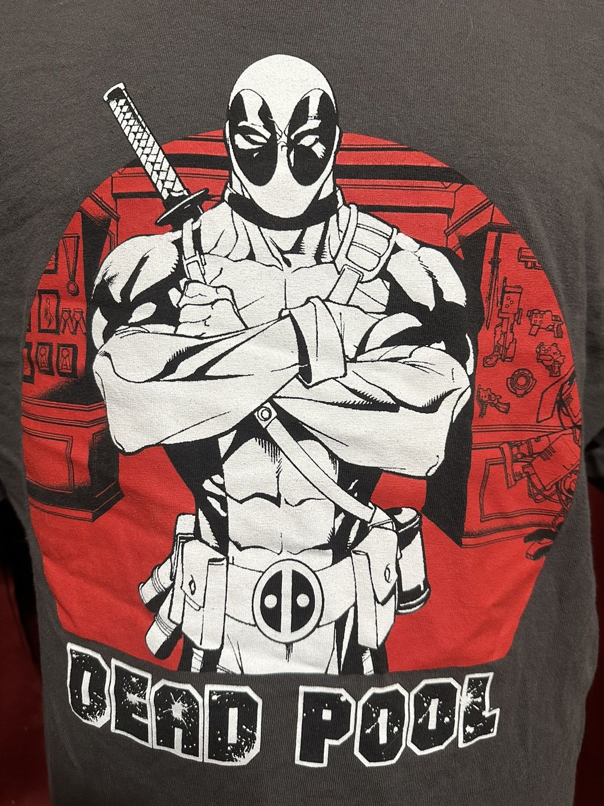 Mad Engine Dead Pool Tshirt Y2K Mad Engine Marvel Comics Tee Grail Size US XXL / EU 58 / 5 - 2 Thumbnail