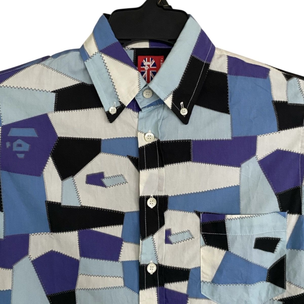 Bape × Japanese Brand BAPE CAMO FRACTAL Button Up Short Sleeve Shirts Size US S / EU 44-46 / 1 - 4 Thumbnail