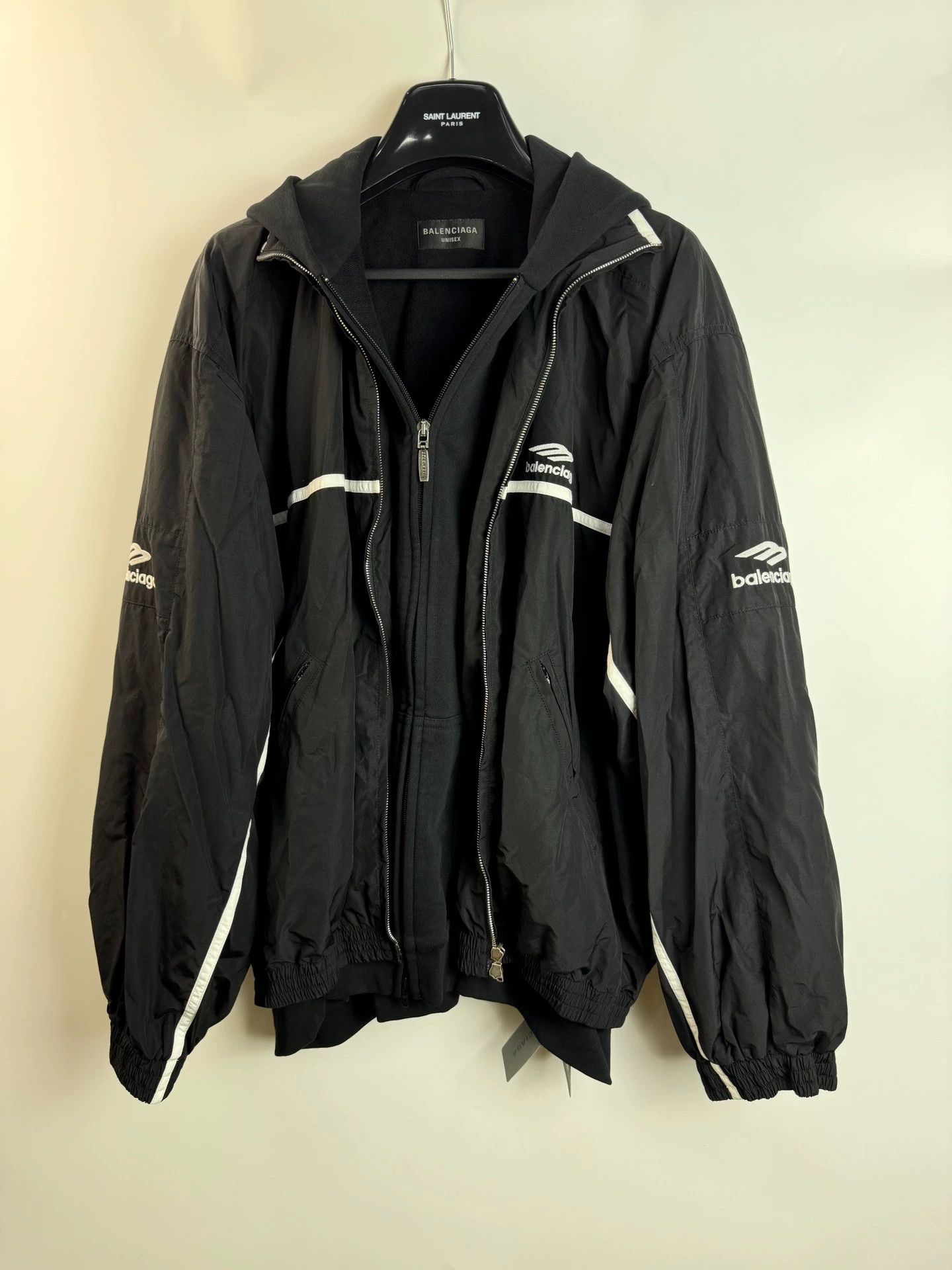 Balenciaga Balenciaga fake two hoodies jacket Grailed