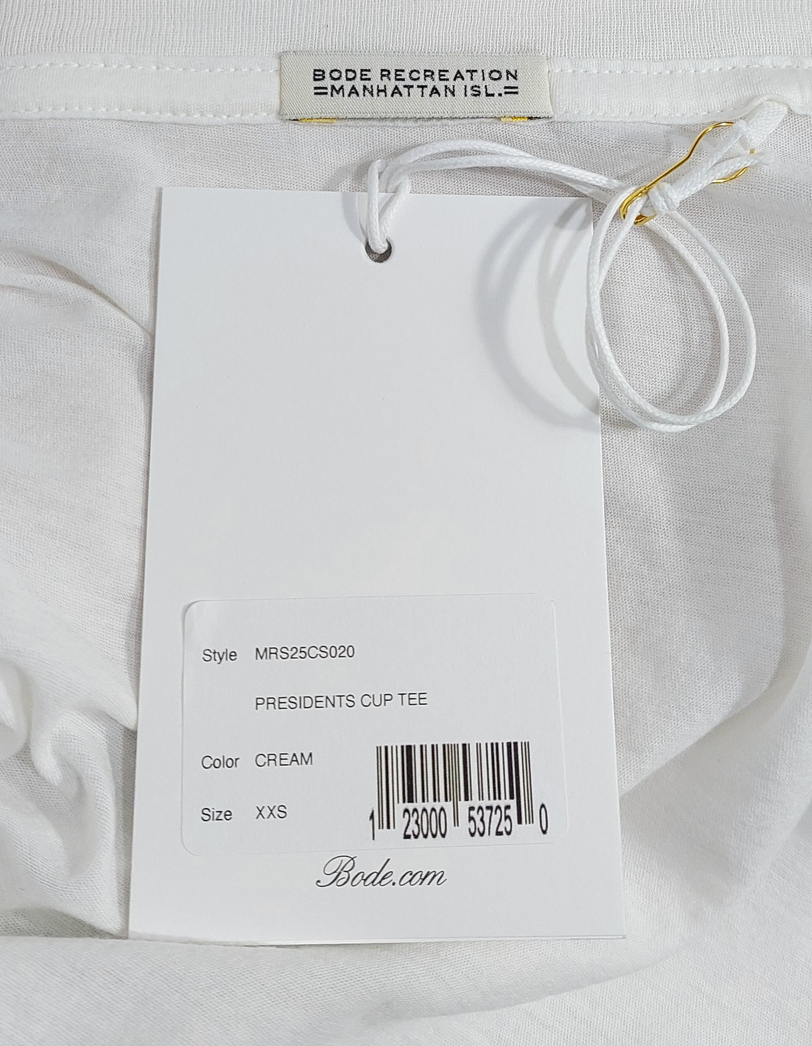 Bode presidents cup tshirt - white XXS Size US XXS / EU 40 - 4 Thumbnail