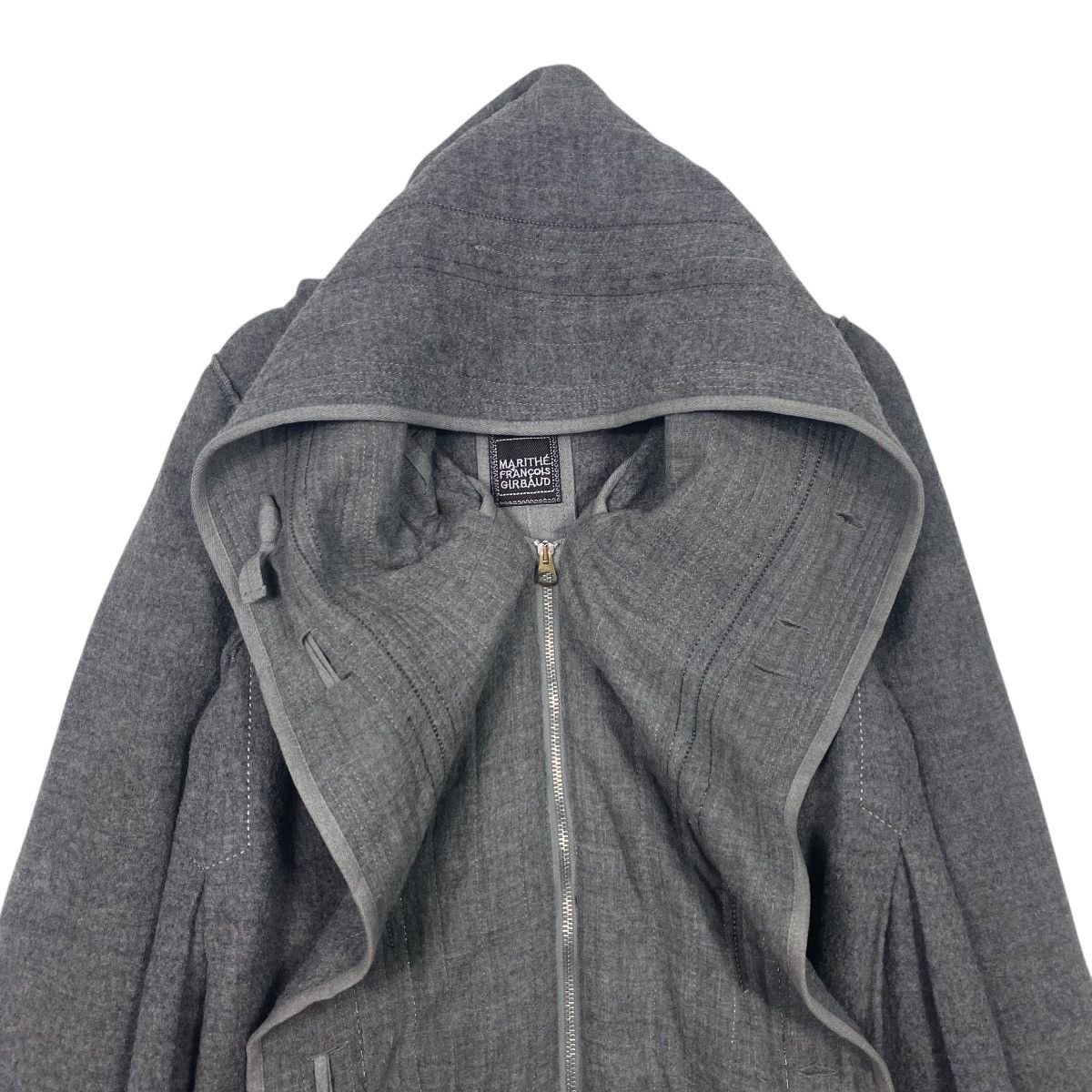 Marithe + Francois Girbaud Vintage 90s Marithe Francois Girbaud Wool Jacket Hoodie Size US S / EU 44-46 / 1 - 2 Thumbnail