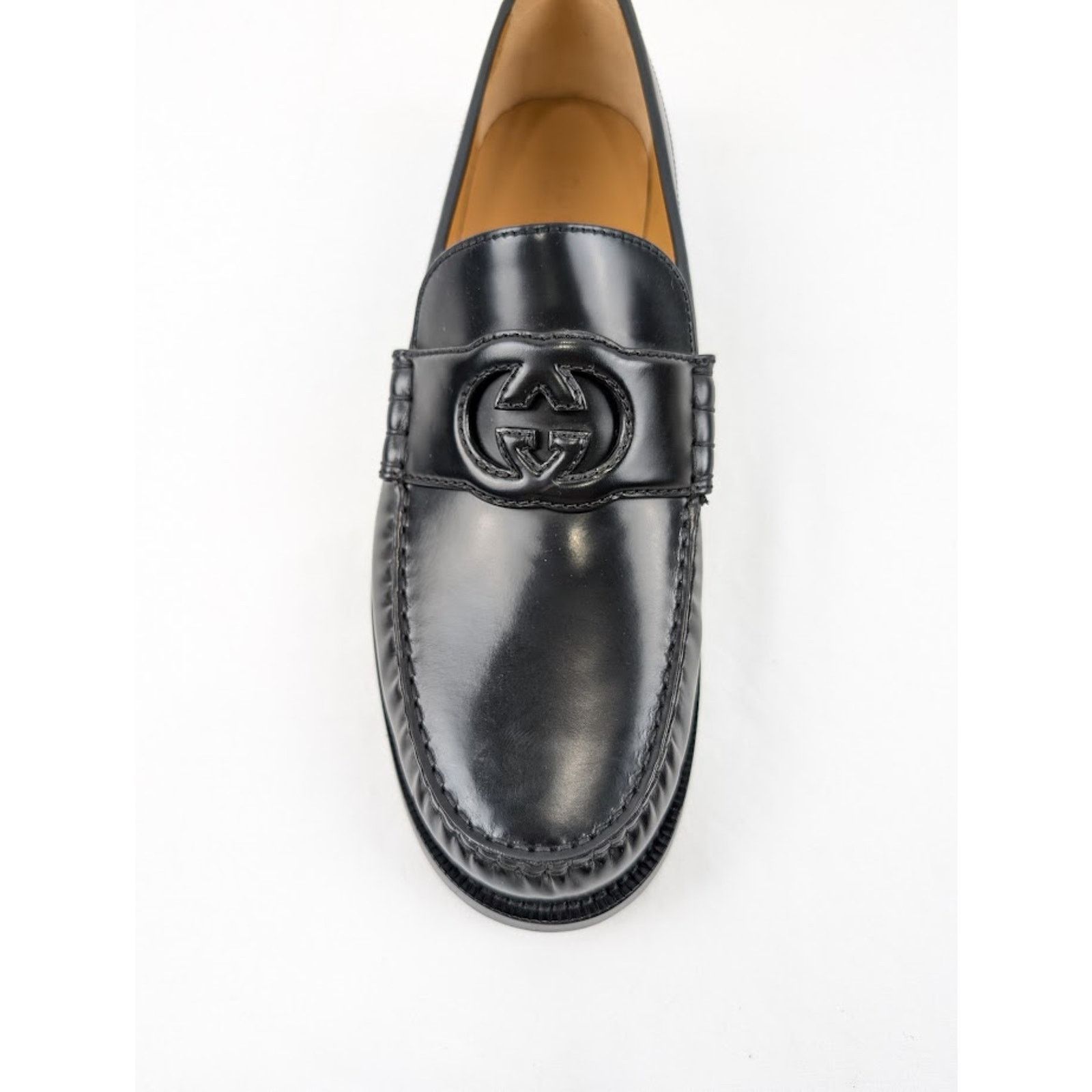 Gucci o1rshd1 Interlocking G Loafers in Black Size US 10.5 / EU 43-44 - 6 Thumbnail