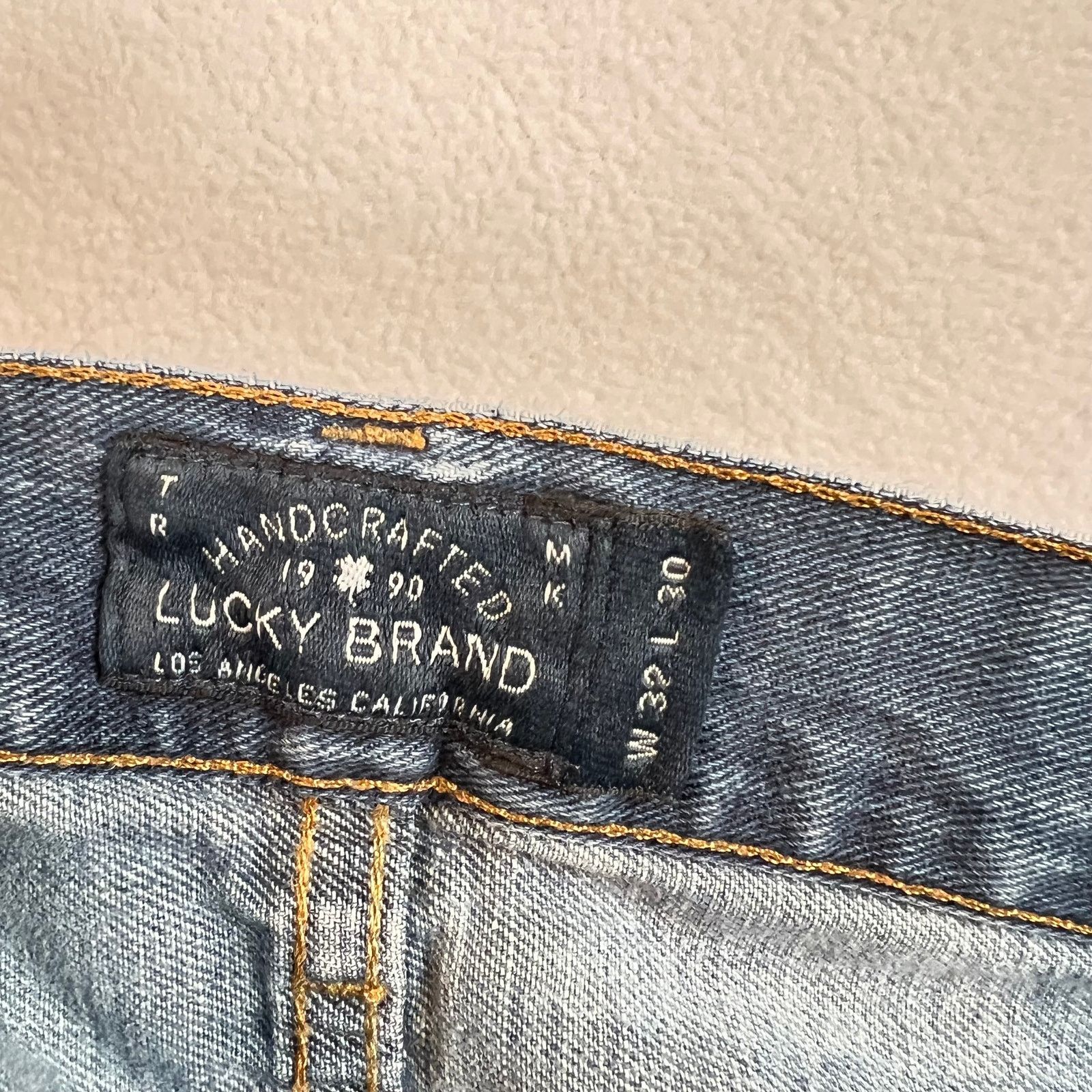 Lucky Brand Lucky Brand Jeans Men 32x30 Blue 121 Heritage Slim Straight Size US 32 / EU 48 - 4 Thumbnail
