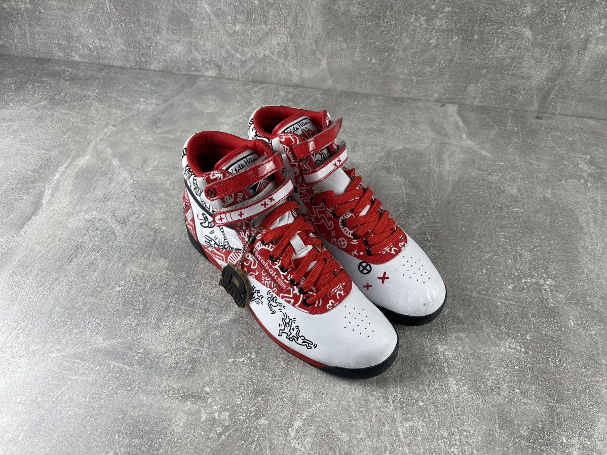 Reebok Reebok × Keith Haring Freestyle Hi 2013 Limited Edition Size US 8.5 / IT 38.5 - 3 Thumbnail