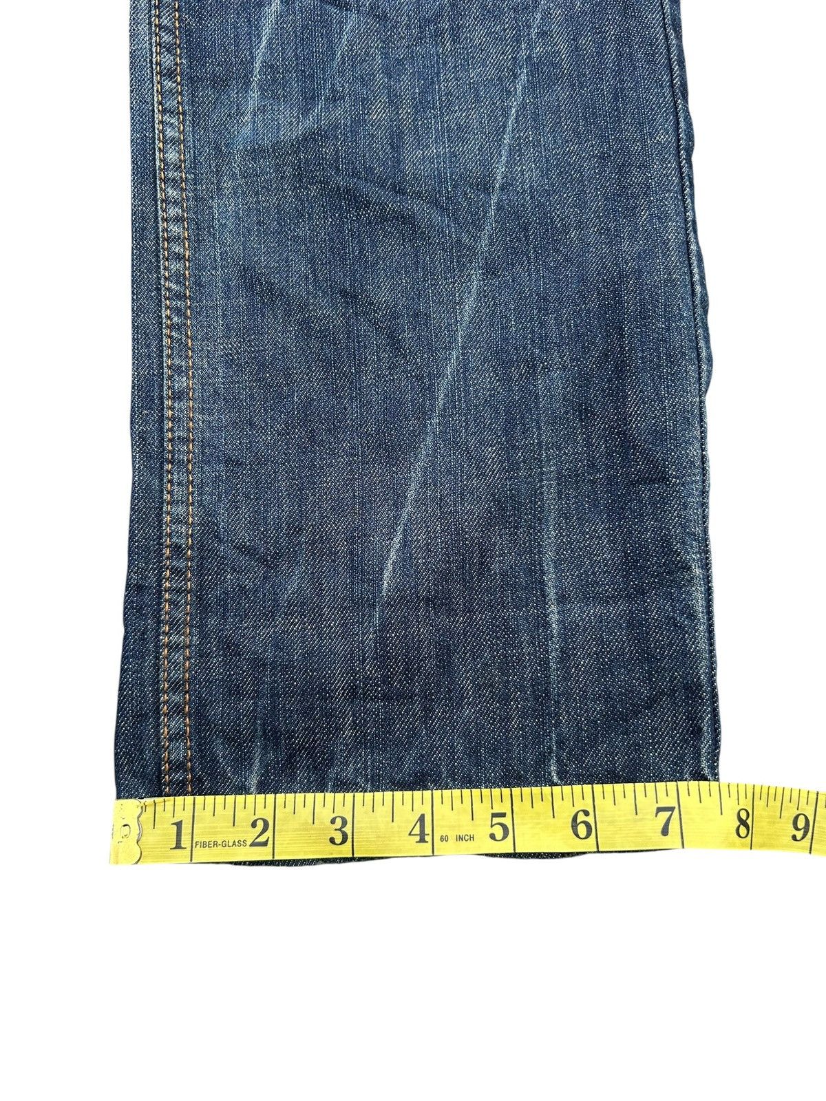 If Six Was Nine × KMRii × Le Grande Bleu (L.G.B.) ☠️ Red Papper Japanese Punk Rusty Faded Denim Jeans Lowrise Size US 30 / EU 46 - 25 Thumbnail